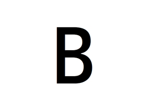 B