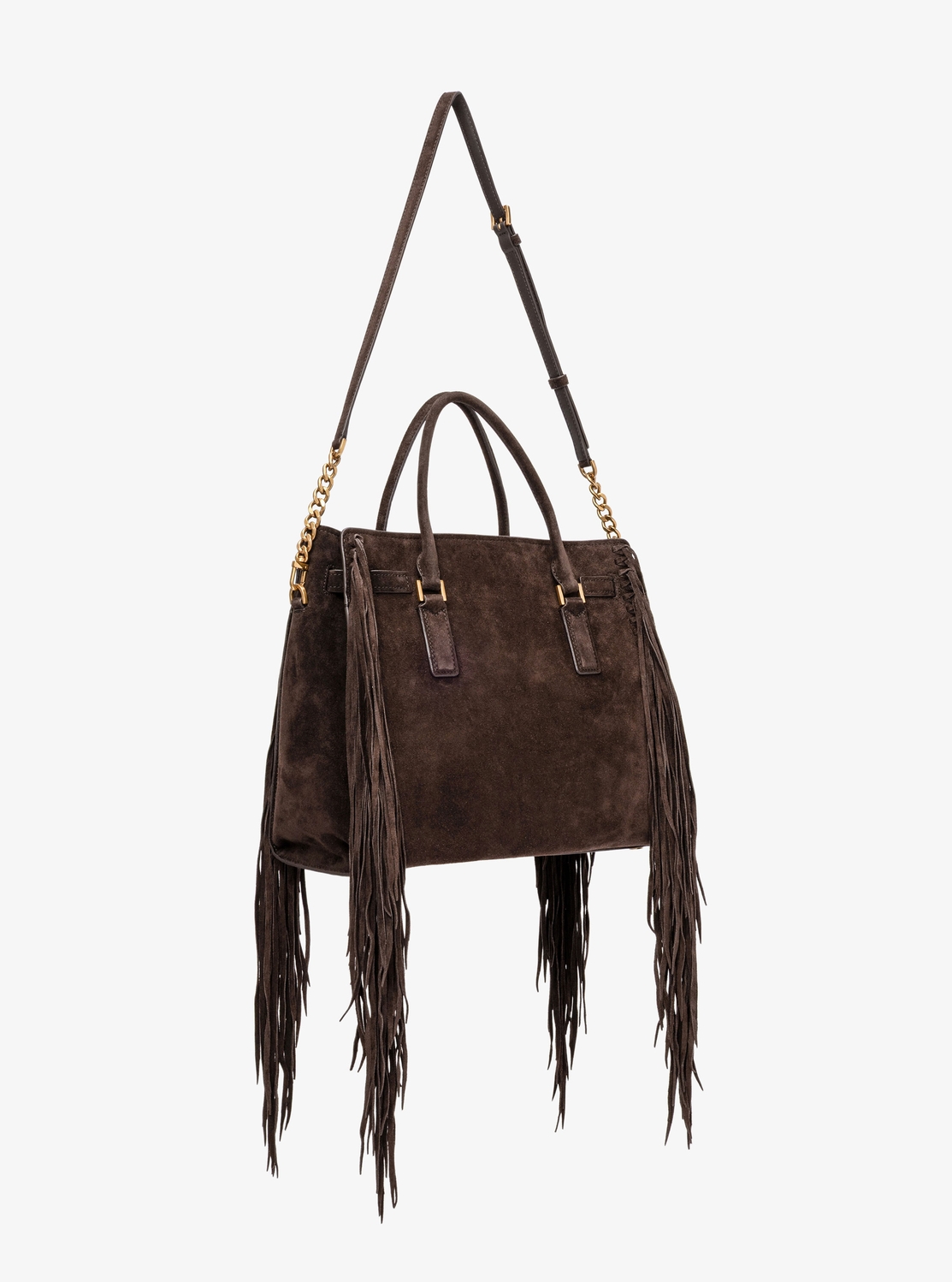 HAMILTON MODERNE(ハミルトン・モダン) フリンジ スエード サッチェル ラージ | ハンドバッグ・サッチェルバッグ