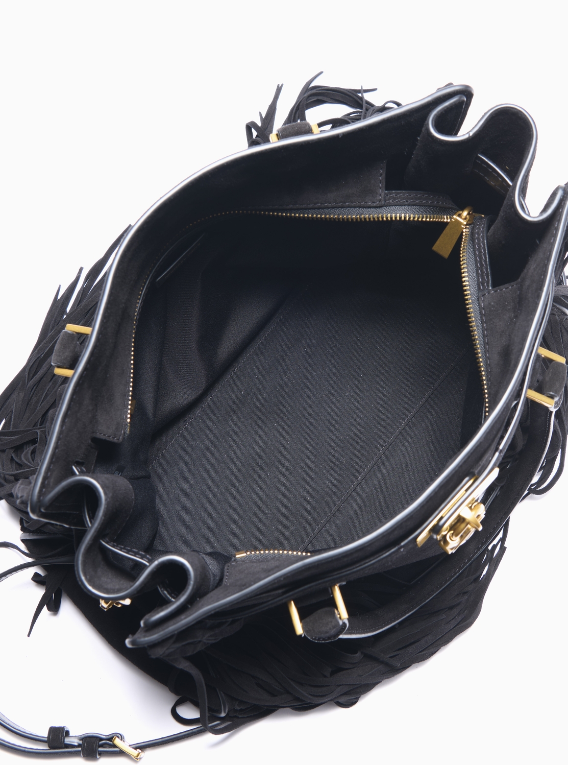 HAMILTON MODERNE(ハミルトン・モダン) フリンジ スエード サッチェル ラージ | ハンドバッグ・サッチェルバッグ