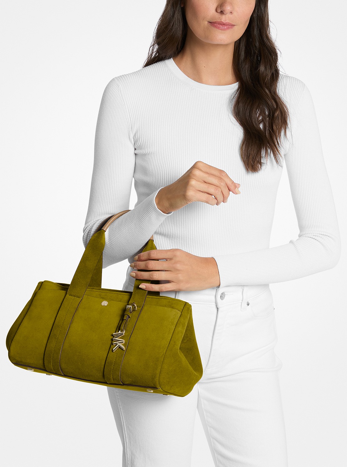 ROMEE(ロミー) スエード サッチェル スモール | ハンドバッグ・サッチェルバッグ