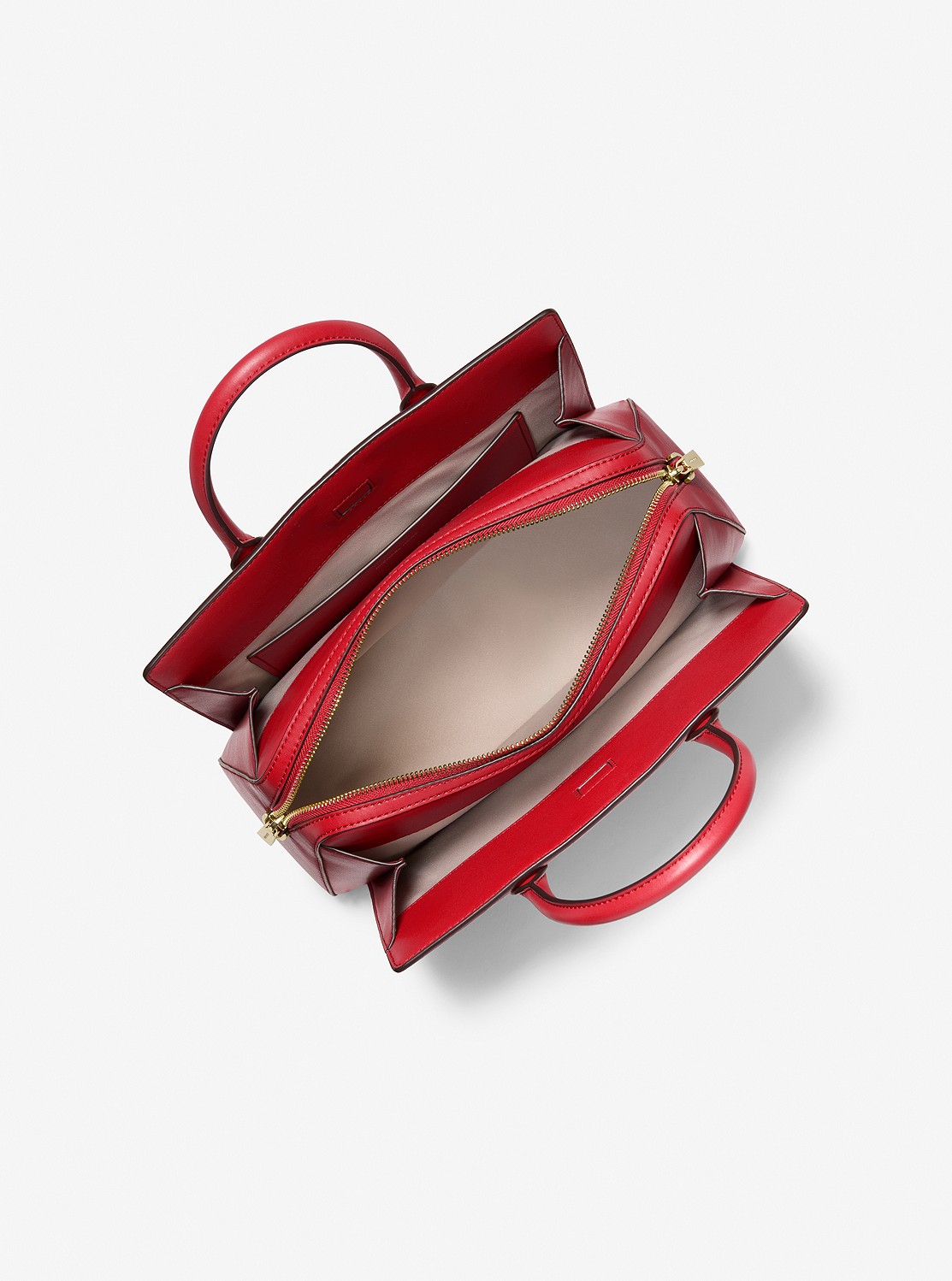 LAILA(レイラ) メタリック サッチェル ミディアム - MKシグネチャー | ハンドバッグ・サッチェルバッグ