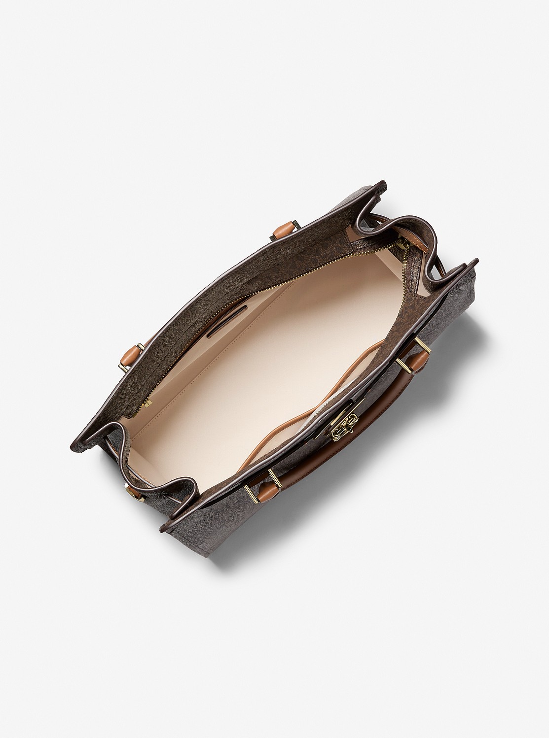 HAMILTON MODERNE(ハミルトン・モダン) サッチェル ラージ - MKシグネチャー | ハンドバッグ・サッチェルバッグ