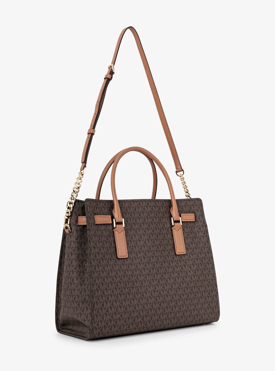 HAMILTON MODERNE(ハミルトン・モダン) サッチェル ラージ - MKシグネチャー | ハンドバッグ・サッチェルバッグ