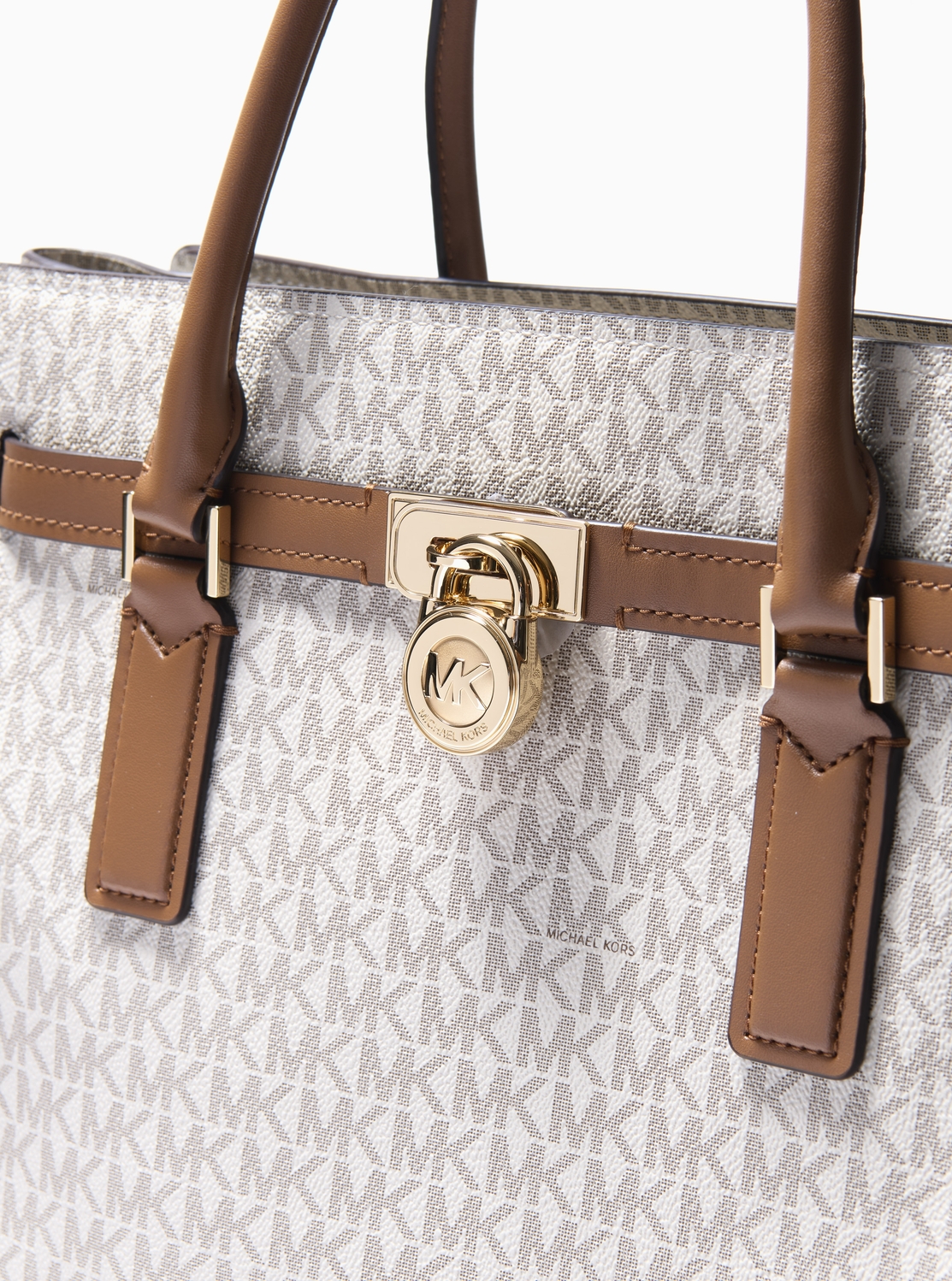 HAMILTON MODERNE(ハミルトン・モダン) サッチェル ラージ - MKシグネチャー | ハンドバッグ・サッチェルバッグ