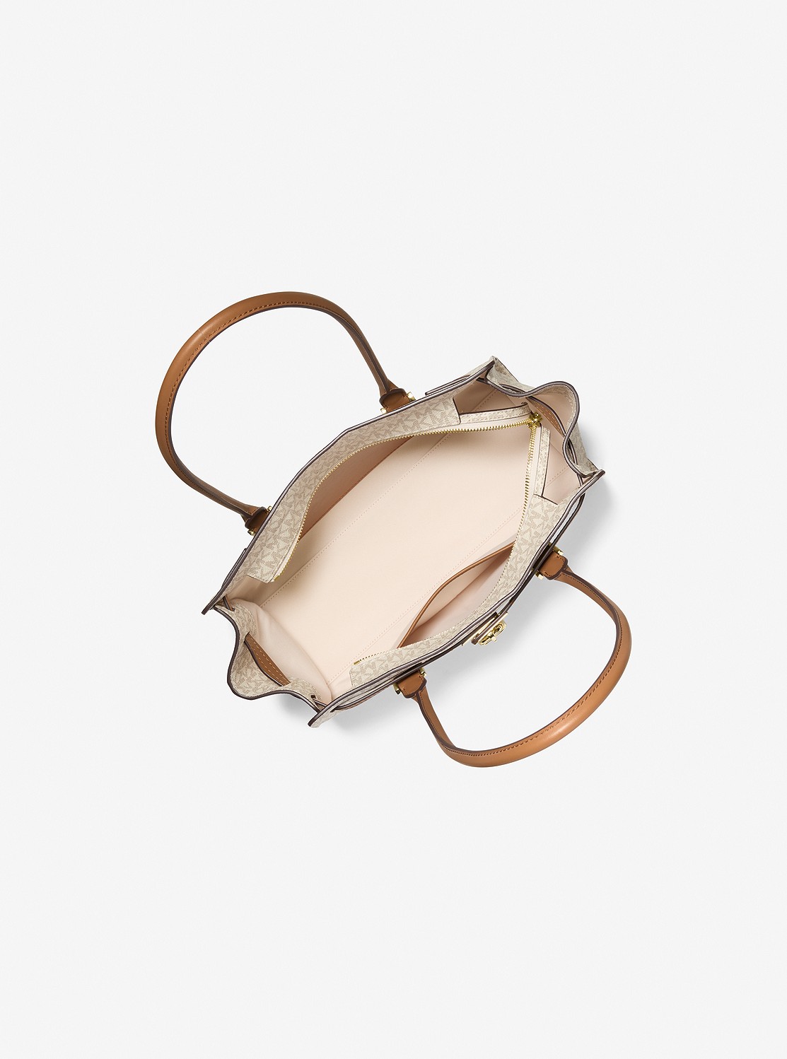 HAMILTON MODERNE(ハミルトン・モダン) ショルダー トート ウィズ チャーム スモール - MKシグネチャー | ショルダーバッグ