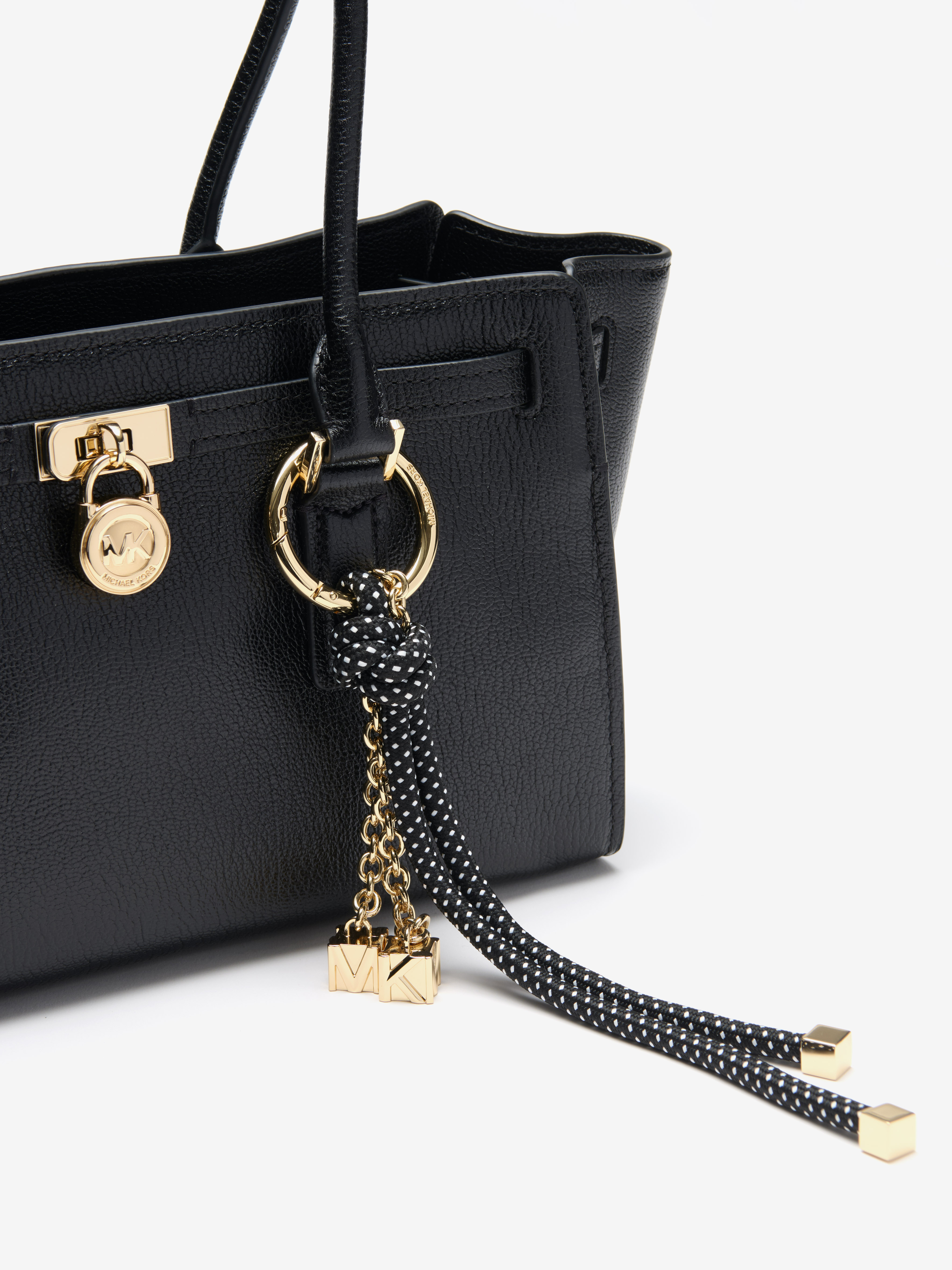 HAMILTON MODERNE(ハミルトン・モダン) ショルダー トート ウィズ チャーム スモール - MKシグネチャー | ショルダーバッグ
