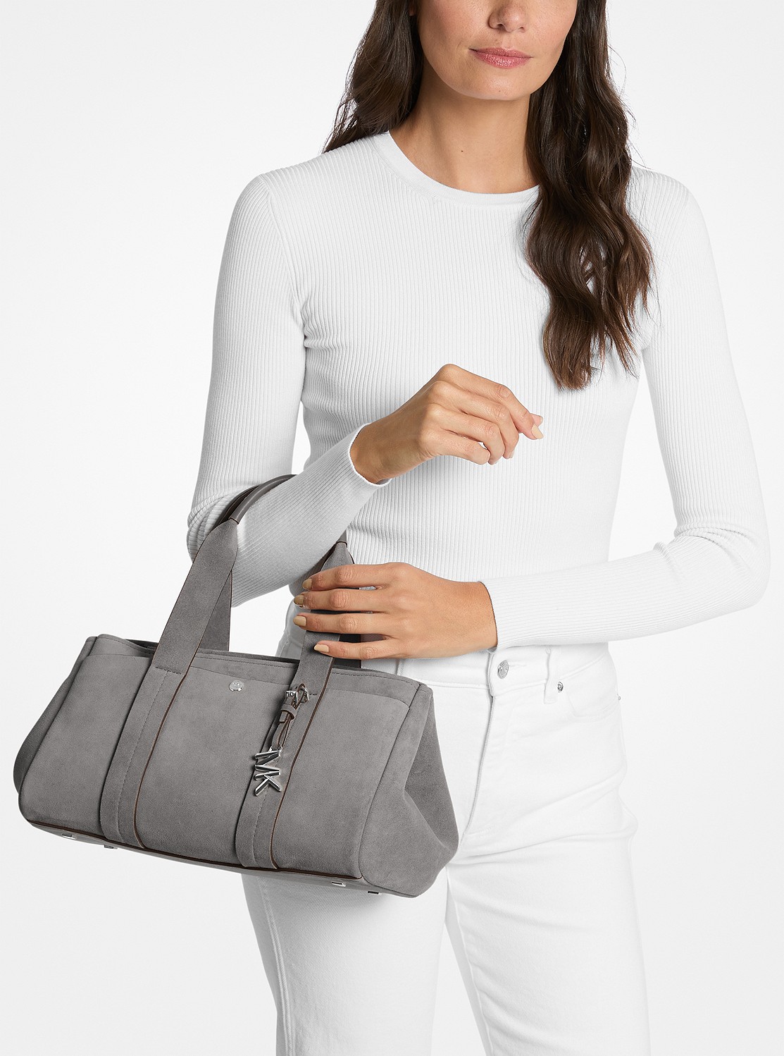 ROMEE(ロミー) スエード サッチェル スモール | ハンドバッグ・サッチェルバッグ