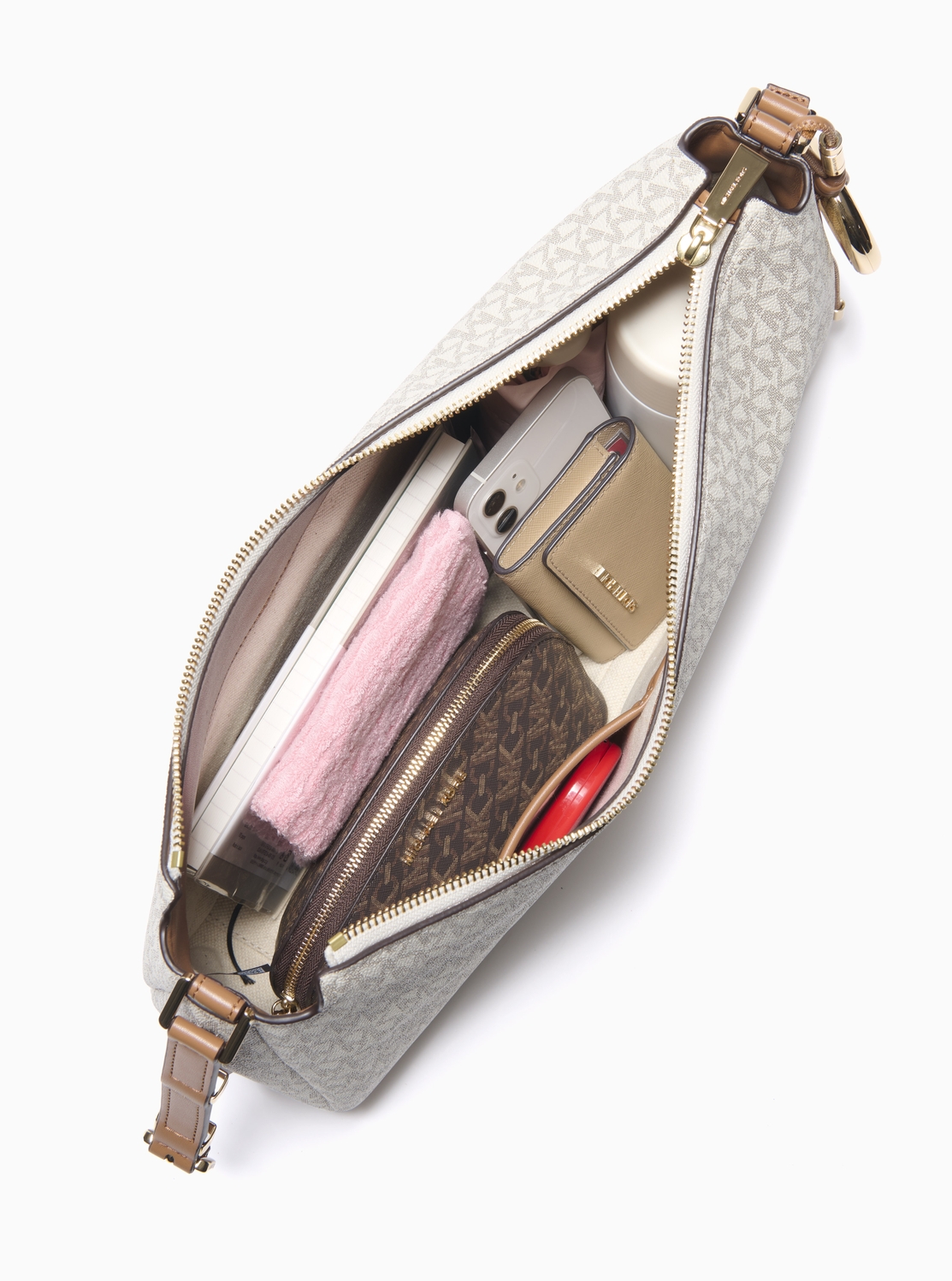 NOLITA(ノリータ) メタリック ペブルレザー トップジップ コンバーチブル ショルダー ミディアム | ショルダーバッグ