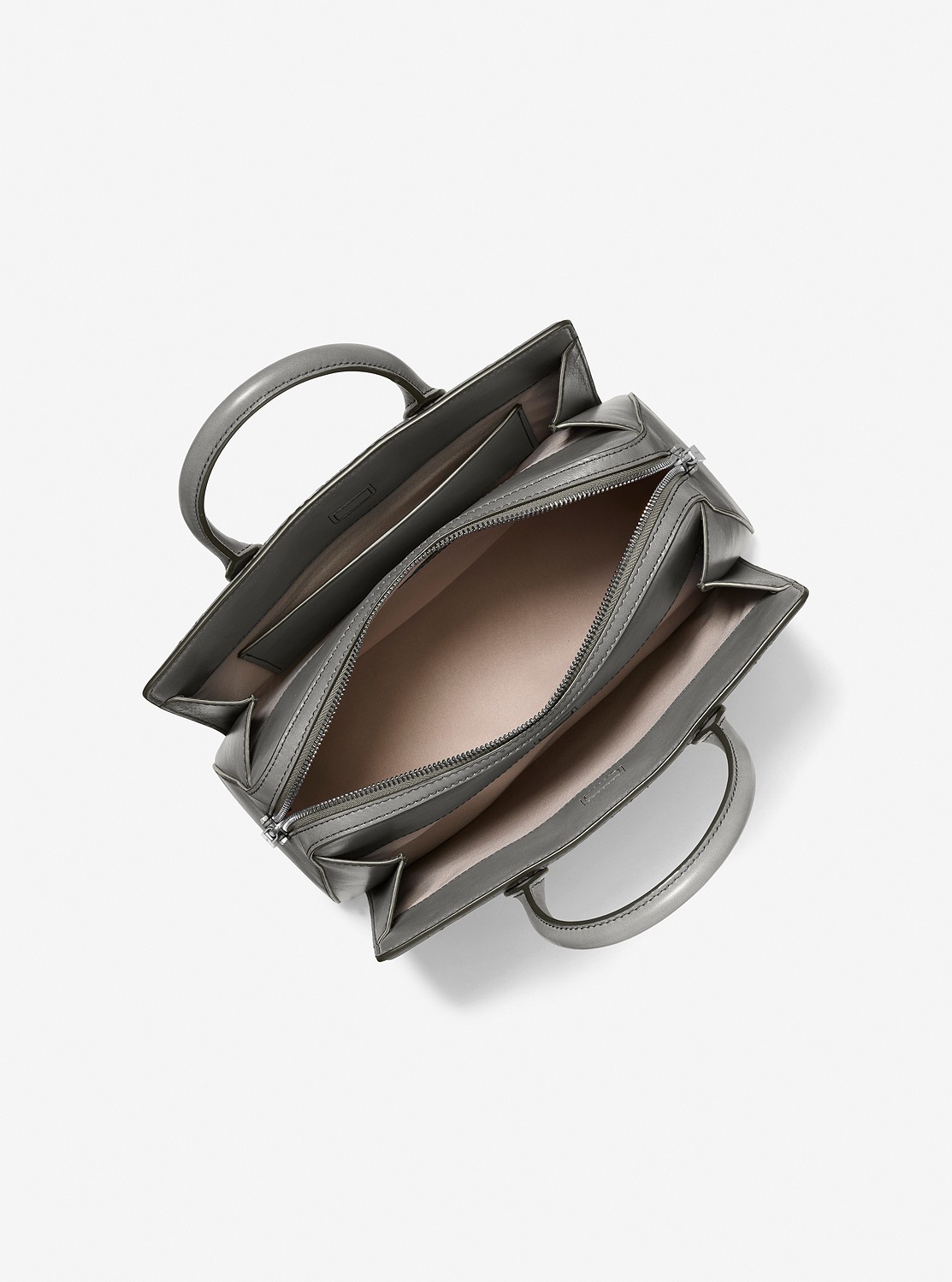 LAILA(レイラ) ロゴエンボス バーニッシュレザー サッチェル ミディアム | ハンドバッグ・サッチェルバッグ