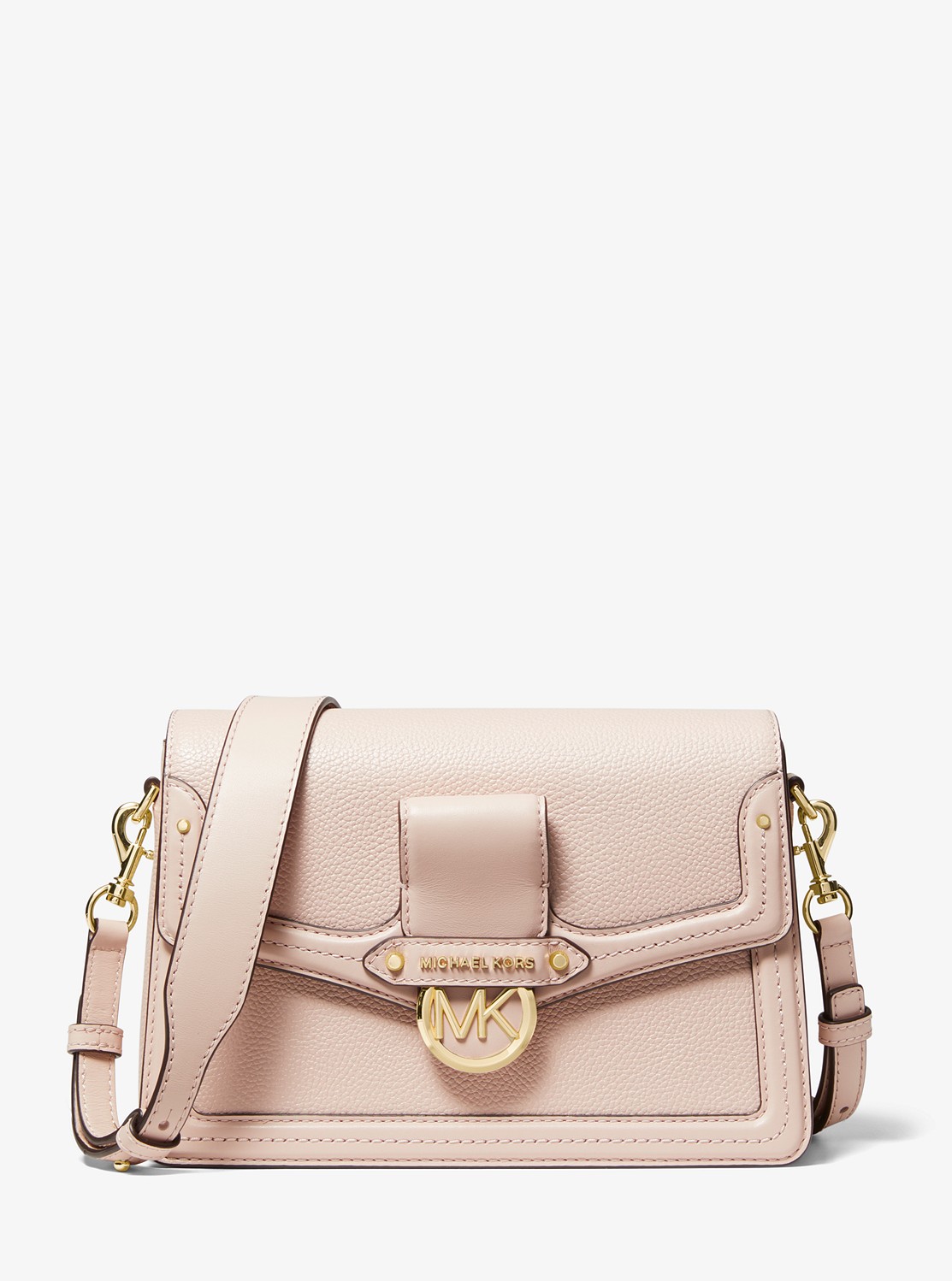 MICHAEL KORS★JESSIE ミディアム MK フラップショルダー Jessie Medium Two-Tone Logo Shoulder Bag | Michael Kors [US]