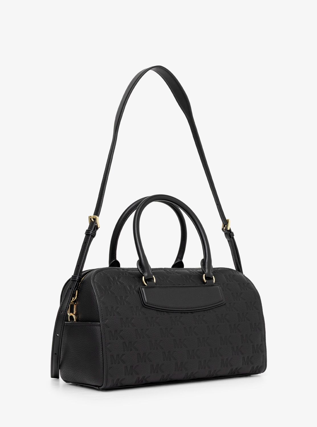 JET SET TRAVEL(ジェット セット トラベル) ロゴエンボス レザー ダッフル クロスボディミディアム | ハンドバッグ・サッチェルバッグ