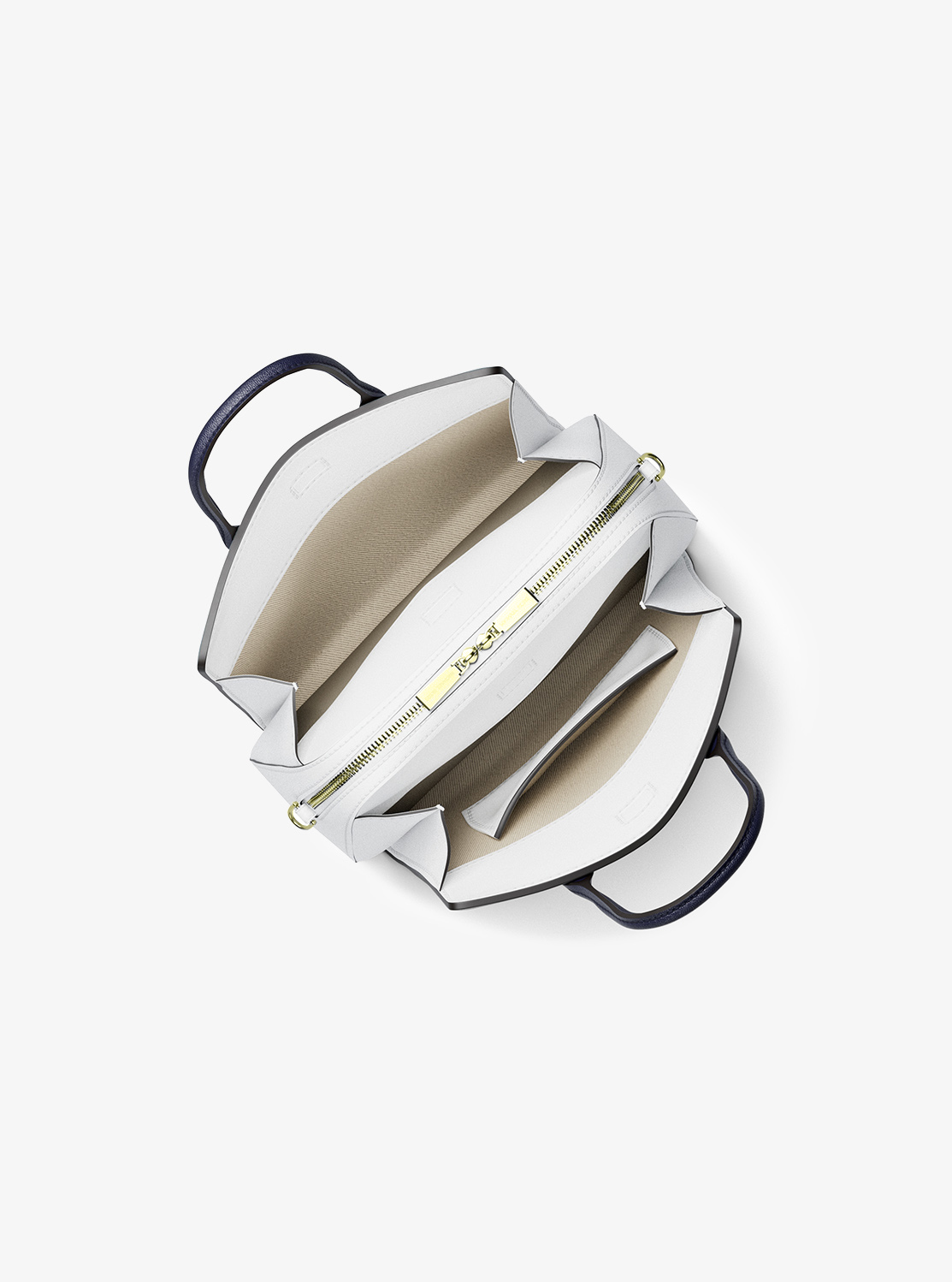 LAILA(レイラ) カラーブロック ぺブルレザー サッチェル スモール | ハンドバッグ・サッチェルバッグ