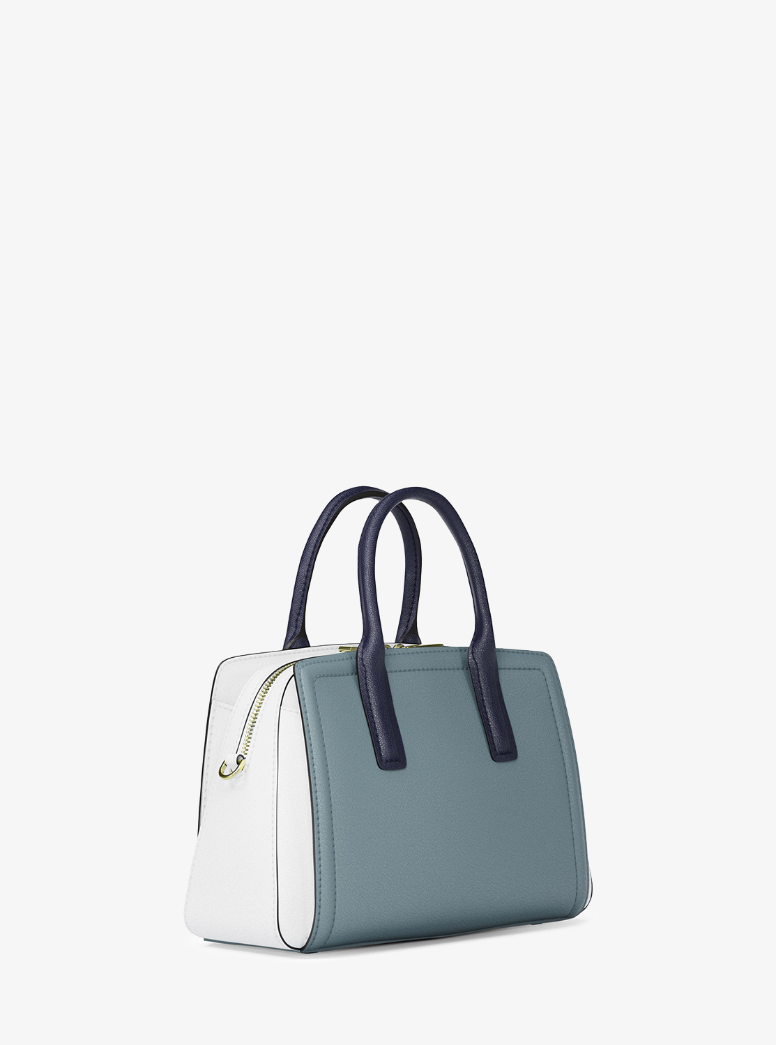 LAILA(レイラ) カラーブロック ぺブルレザー サッチェル スモール | ハンドバッグ・サッチェルバッグ