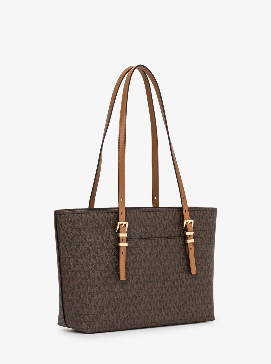 QUINN(クイン) レザー トップジップ トート ミディアム - MKシグネチャー | トートバッグ