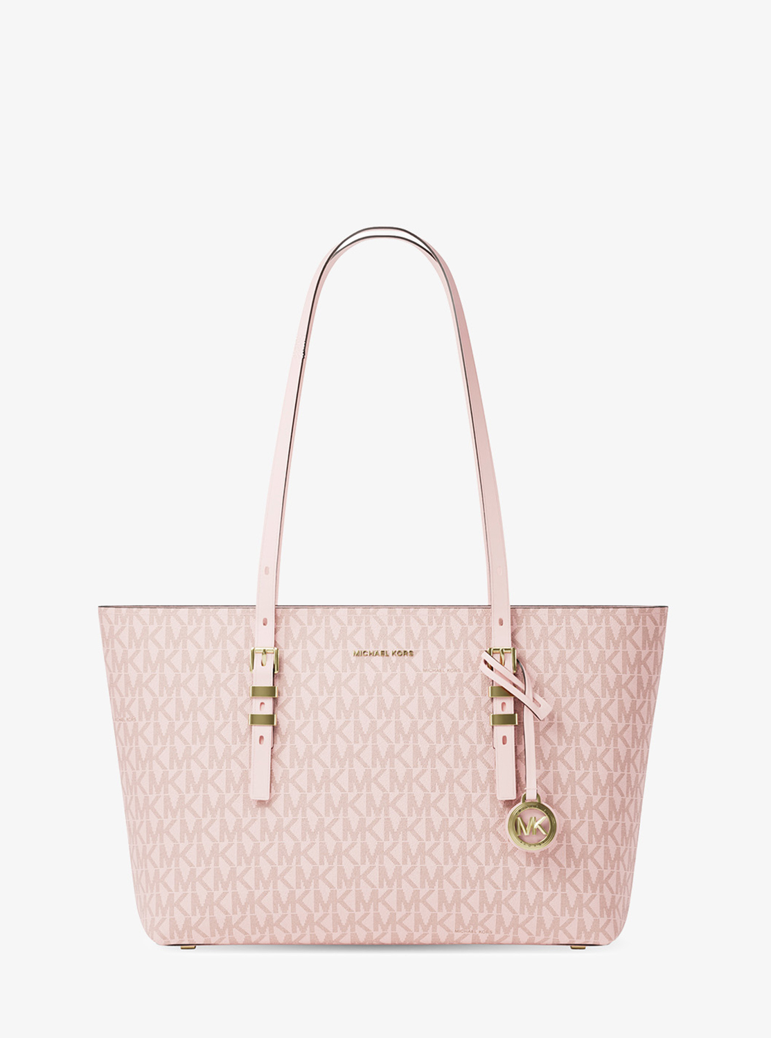 MICHEAL KORS ミディアム トップジップ トート MKシグネチャー QUINN(クイン) レザー トップジップ トート ミディアム - MK