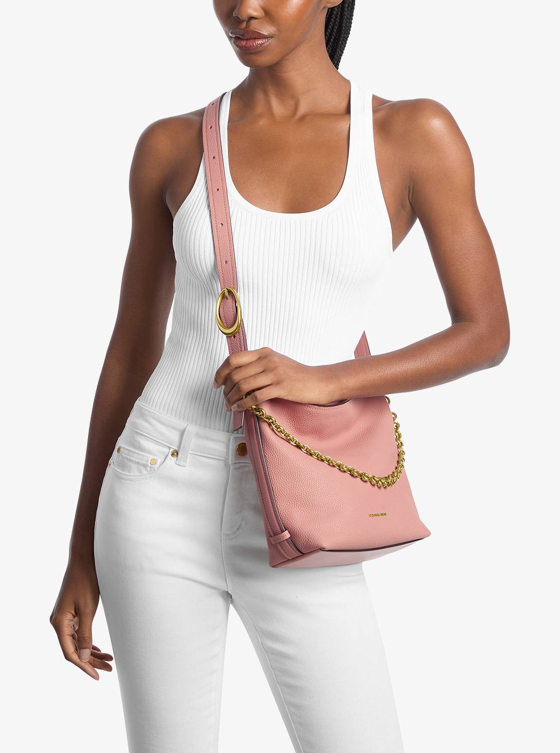 NOLITA(ノリータ) ペブルレザー チェーン バケットバッグ ショルダートート スモール | ショルダーバッグ