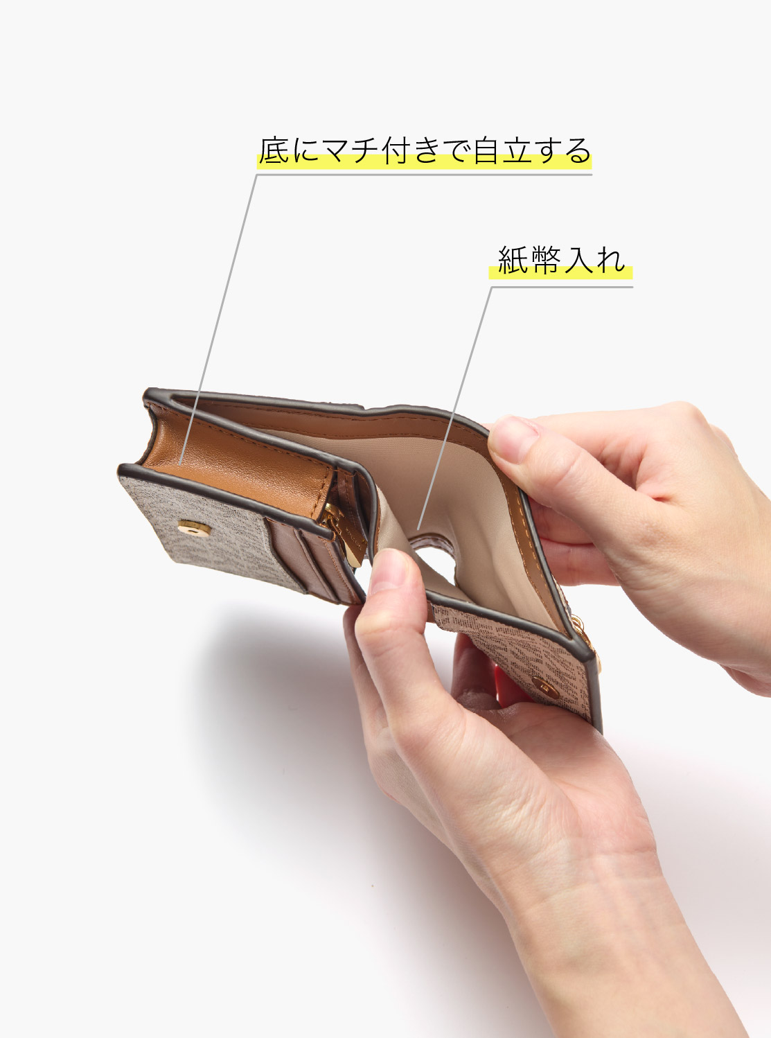 HAMILTON MODERNE(ハミルトン・モダン) ウォレット スモール - MKシグネチャー | 二つ折り財布・ミニ財布