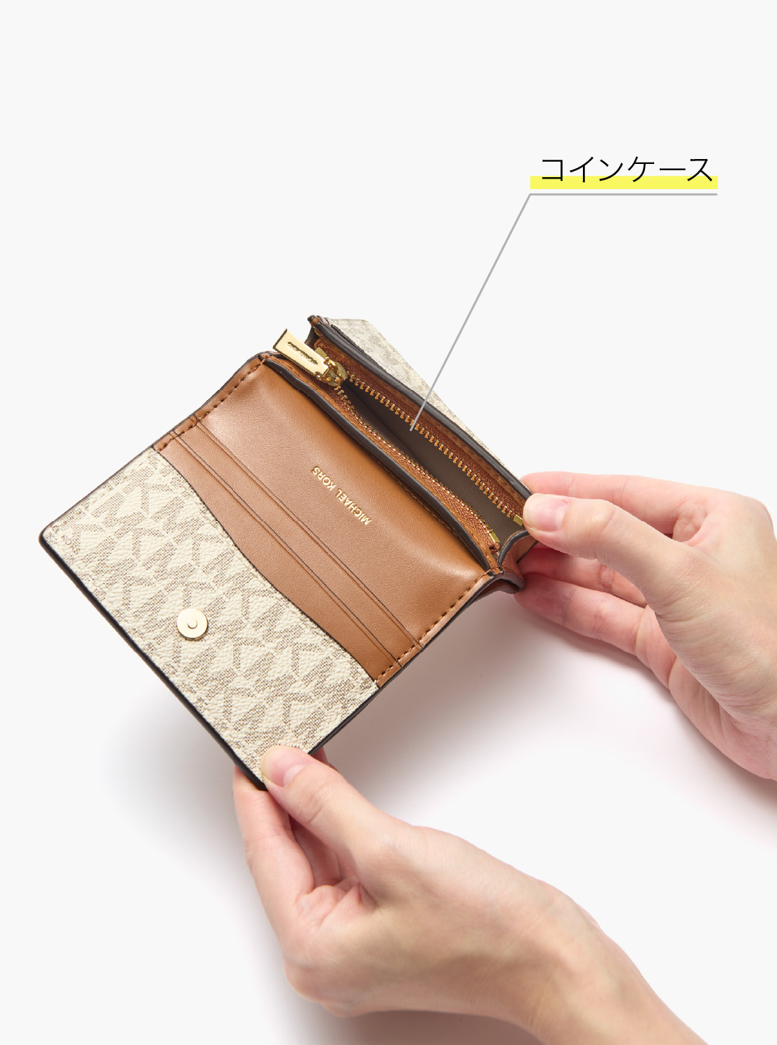 HAMILTON MODERNE(ハミルトン・モダン) ウォレット スモール - MKシグネチャー | 二つ折り財布・ミニ財布