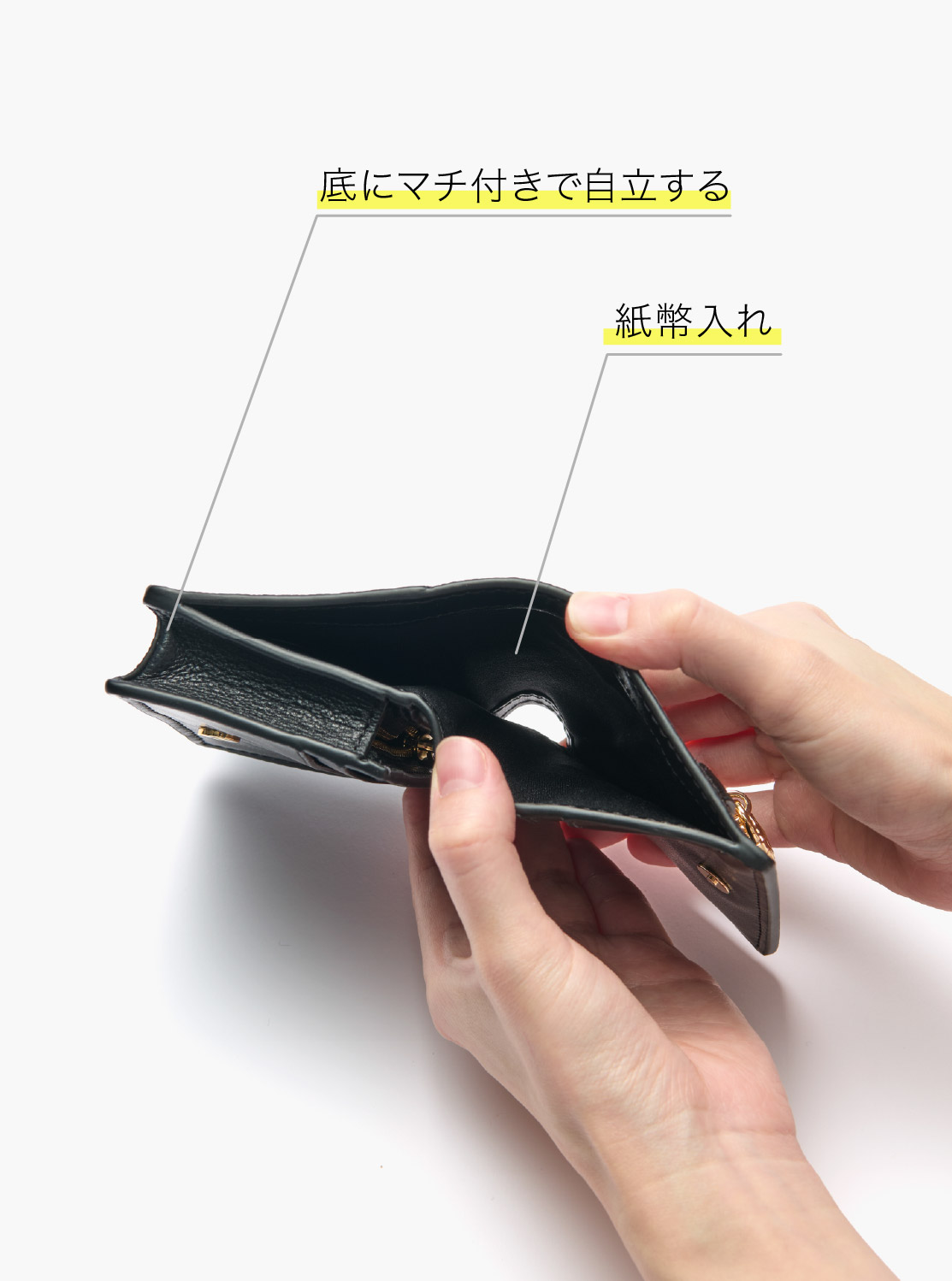 HAMILTON MODERNE(ハミルトン・モダン) レザー ウォレット スモール | 二つ折り財布・ミニ財布