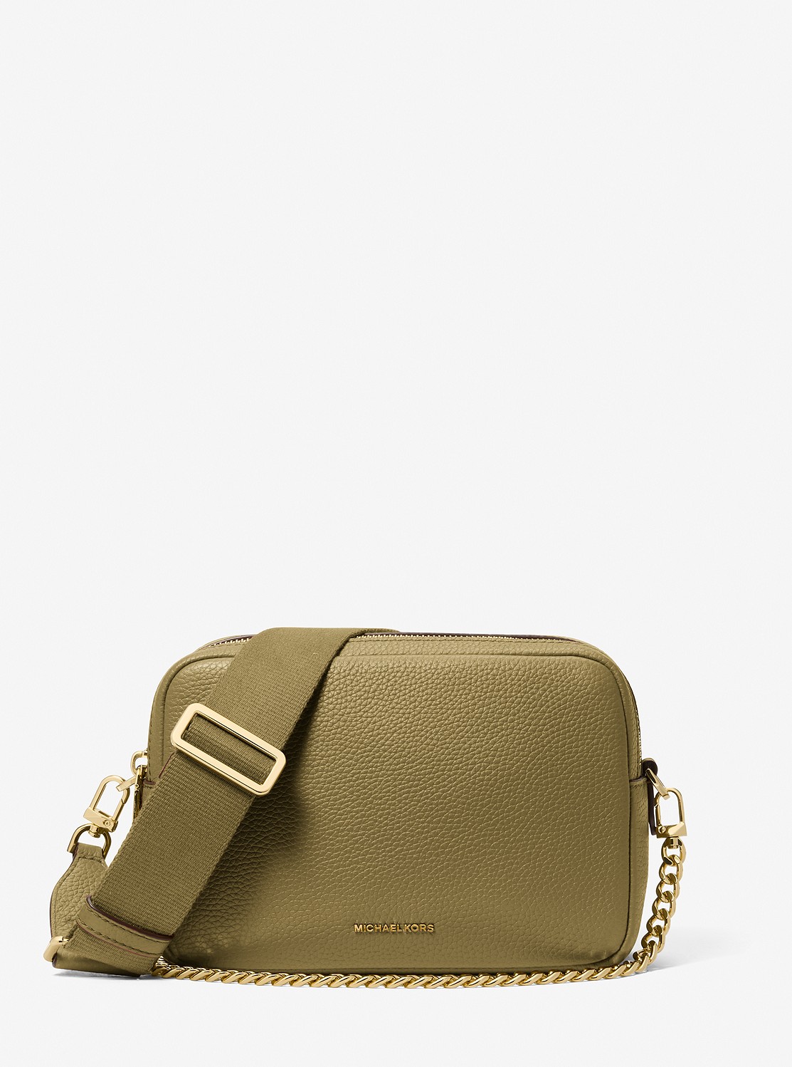MICHAEL KORS マイケルコース BRYANT ボディバック BRYANT(ブライアント) ぺブルレザー カメラバッグ ミディアム