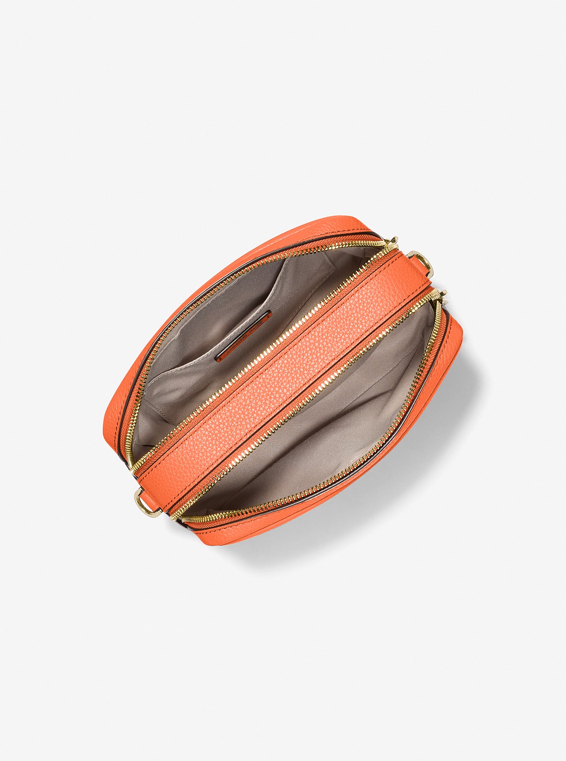 BRYANT(ブライアント) ぺブルレザー ダブルジップ チェーン カメラ クロスボディ ミディアム | クロスボディバッグ・斜め掛け