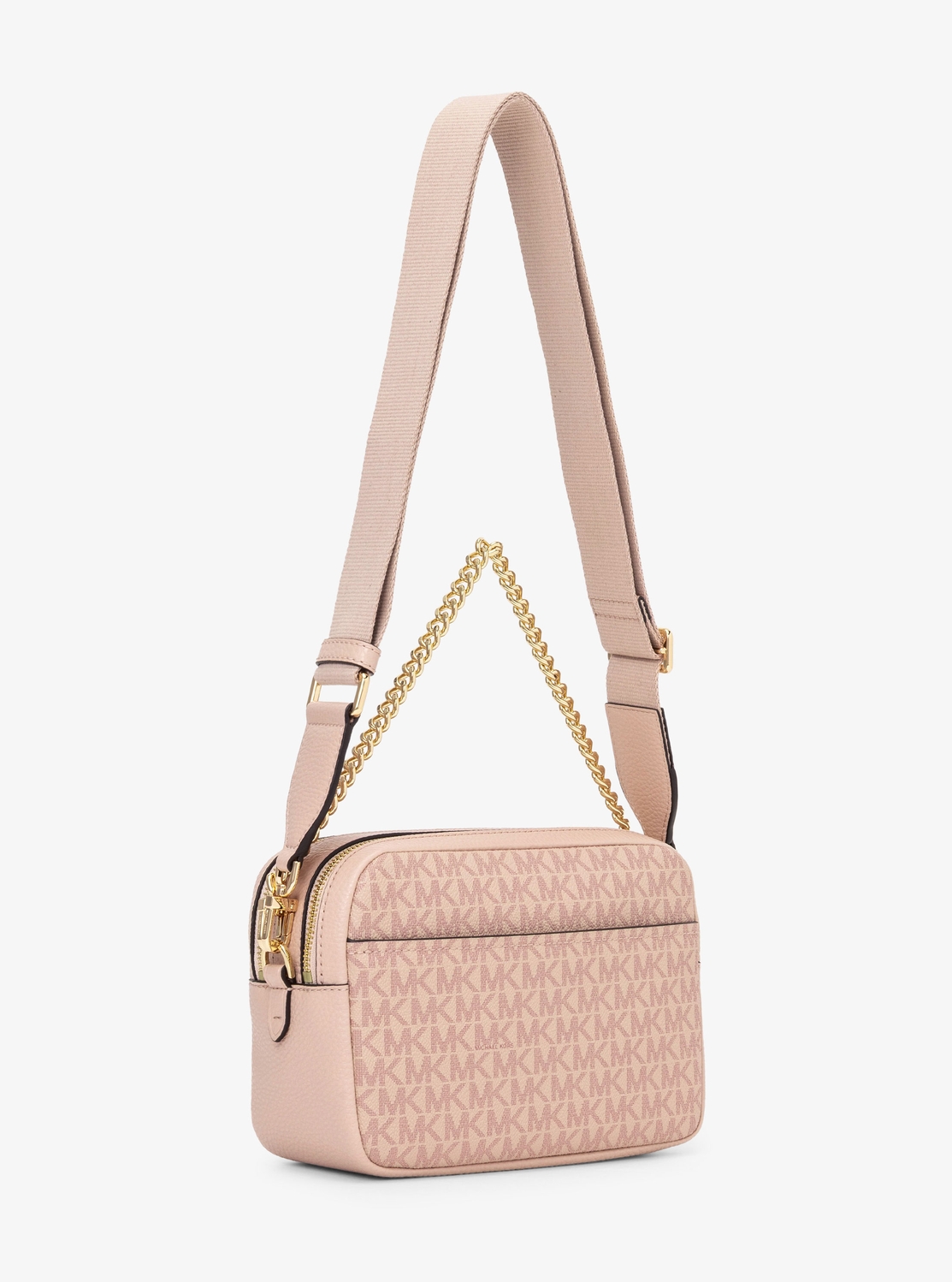 BRYANT(ブライアント) ダブルジップ チェーン カメラ クロスボディ ミディアム - MKシグネチャー | クロスボディバッグ・斜め掛け