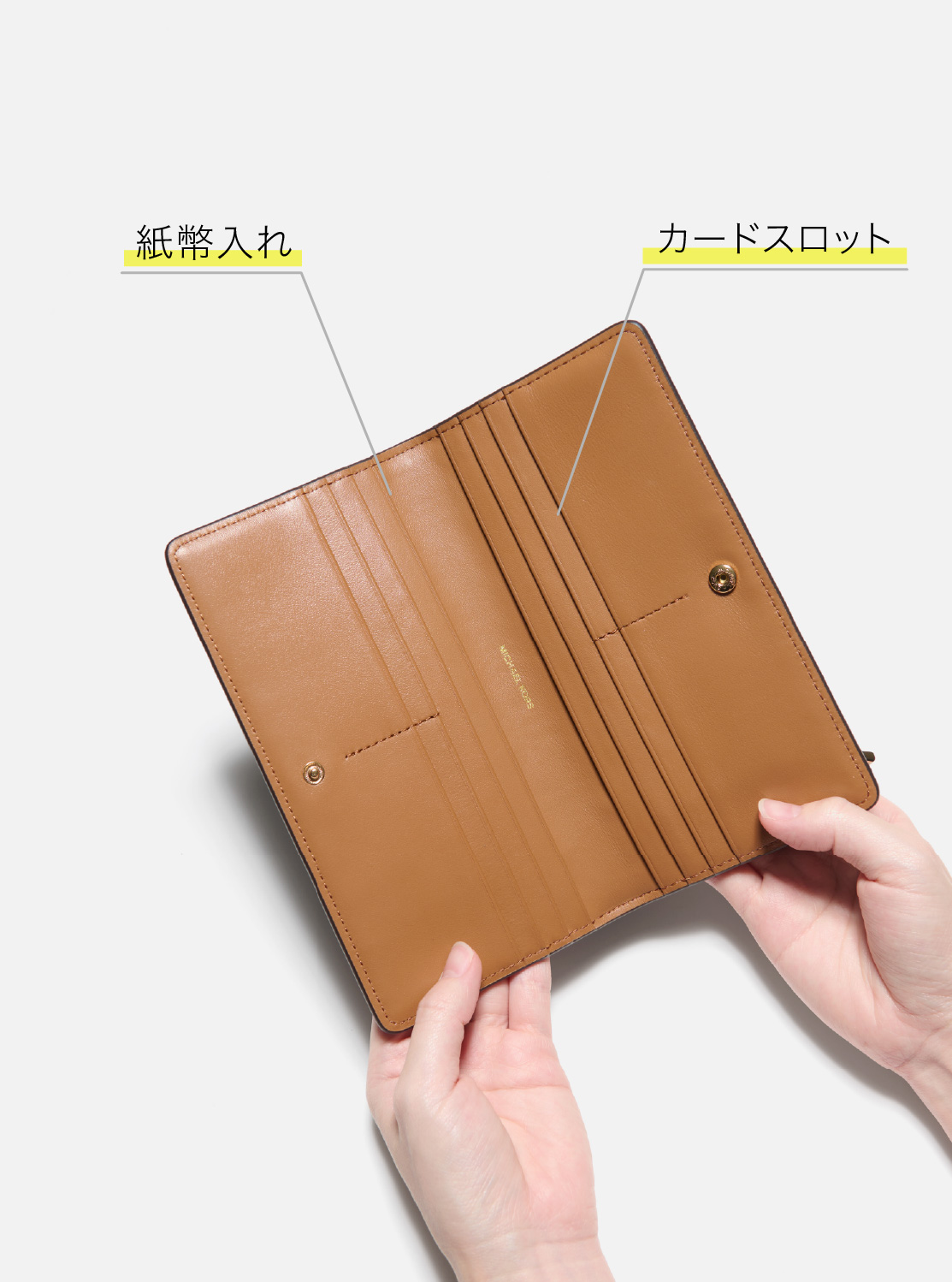 国内直営【MICHAEL KORS】すぐ届くBRYANTスナップフロント長財布 BRYANT(ブライアント) スナップフロント ウォレット ラージ - MK