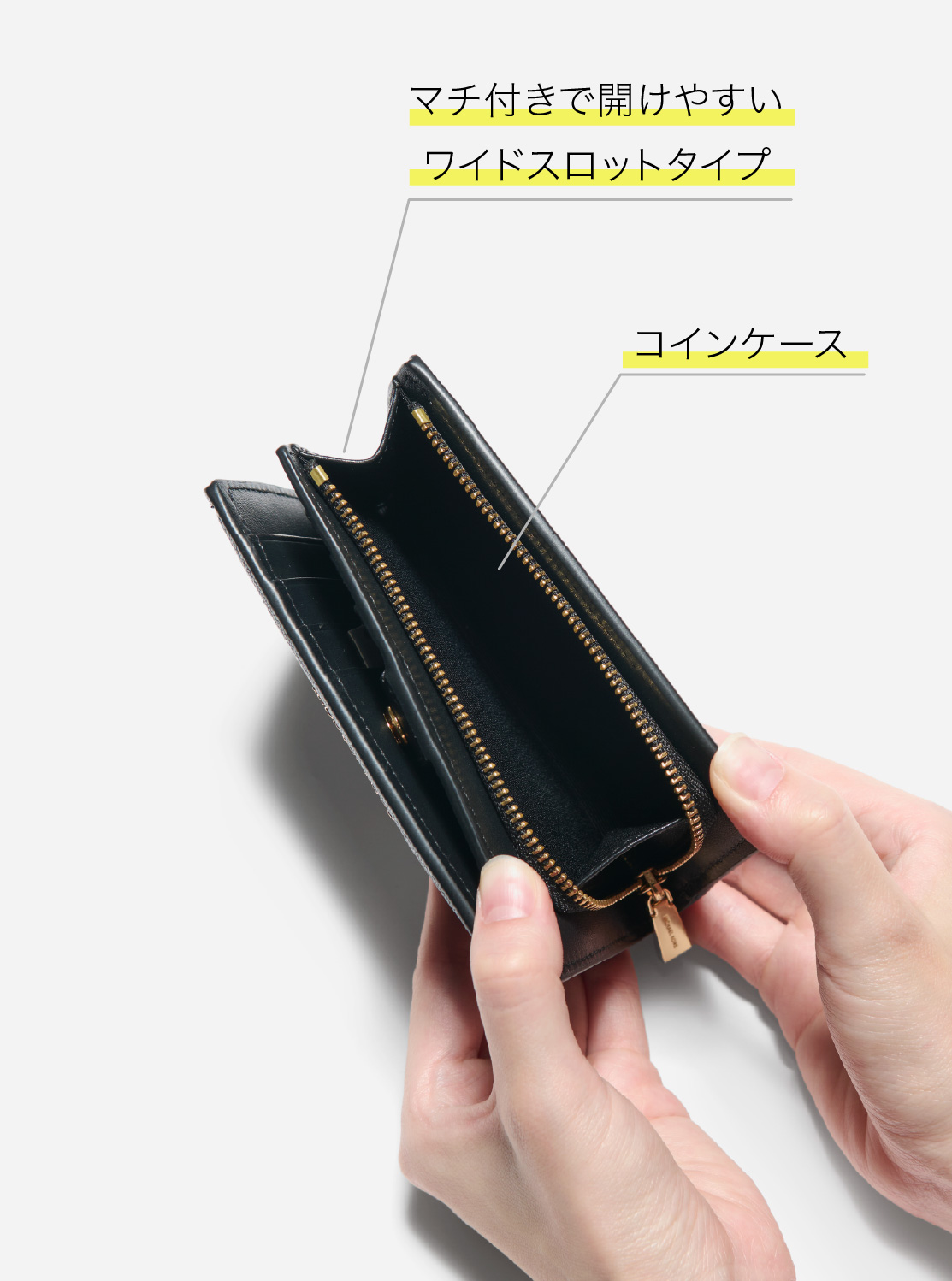 BRYANT ジップ ウォレット ミディアム