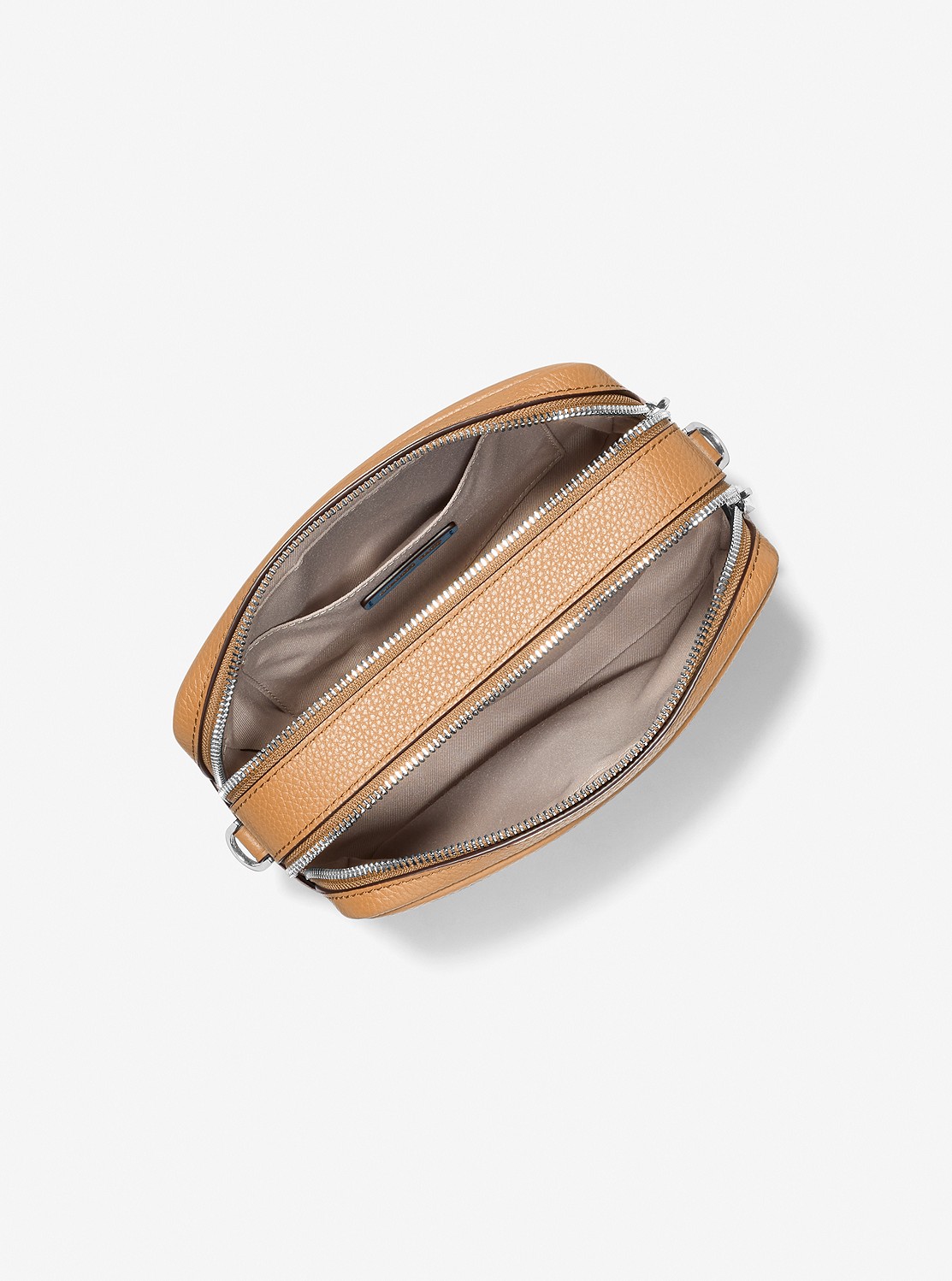 BRYANT(ブライアント) ぺブルレザー ダブルジップ チェーン カメラ クロスボディ ミディアム | クロスボディバッグ・斜め掛け