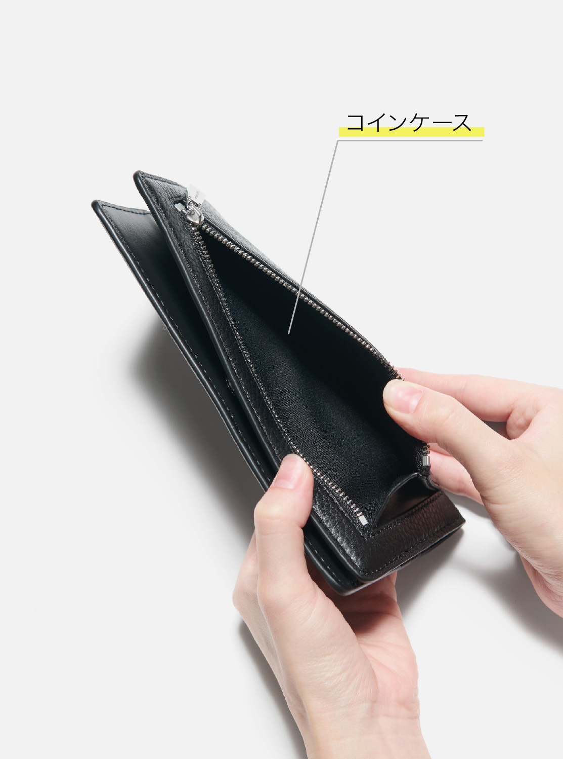 BRYANT(ブライアント) ぺブルレザー スナップフロント