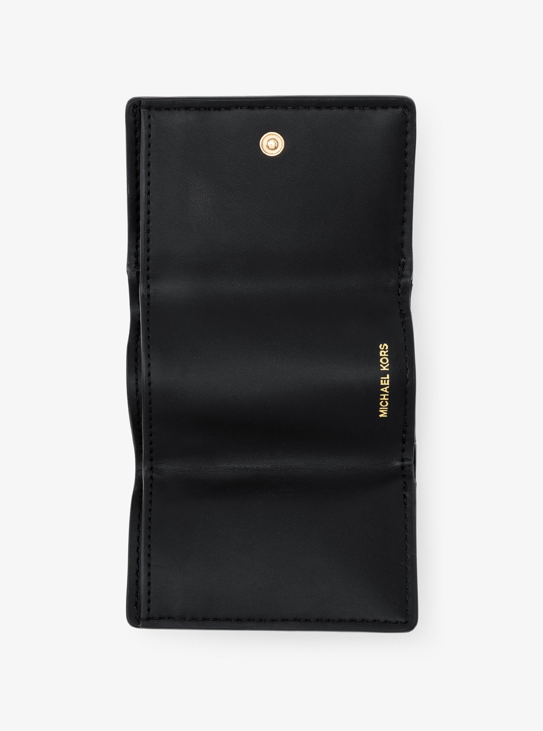 MK POP CHARM(MK ポップチャーム) トライフォールド フラップ レザー ウォレット スモール | 二つ折り財布・ミニ財布