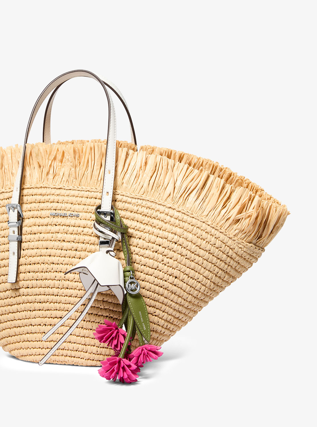 フラワー クラスター レザー チャーム | チャーム・キーホルダー・ストラップ