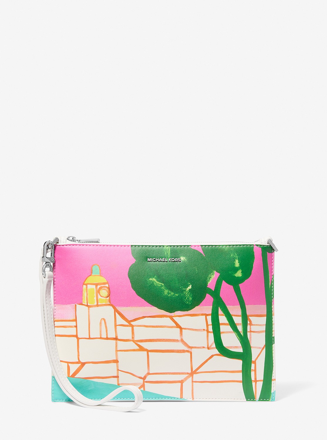 Michael Kors X Christina Zimpel JET SET コンバーチブル トップジップ リストレット エクストララージ | ポーチ