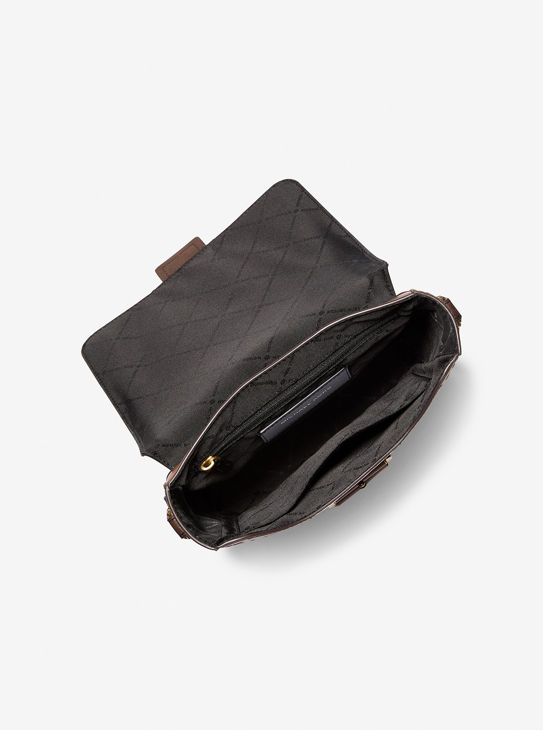 COLBY ロゴエンボス バーニッシュレザー クロスボディ | メッセンジャー・ショルダーバッグ