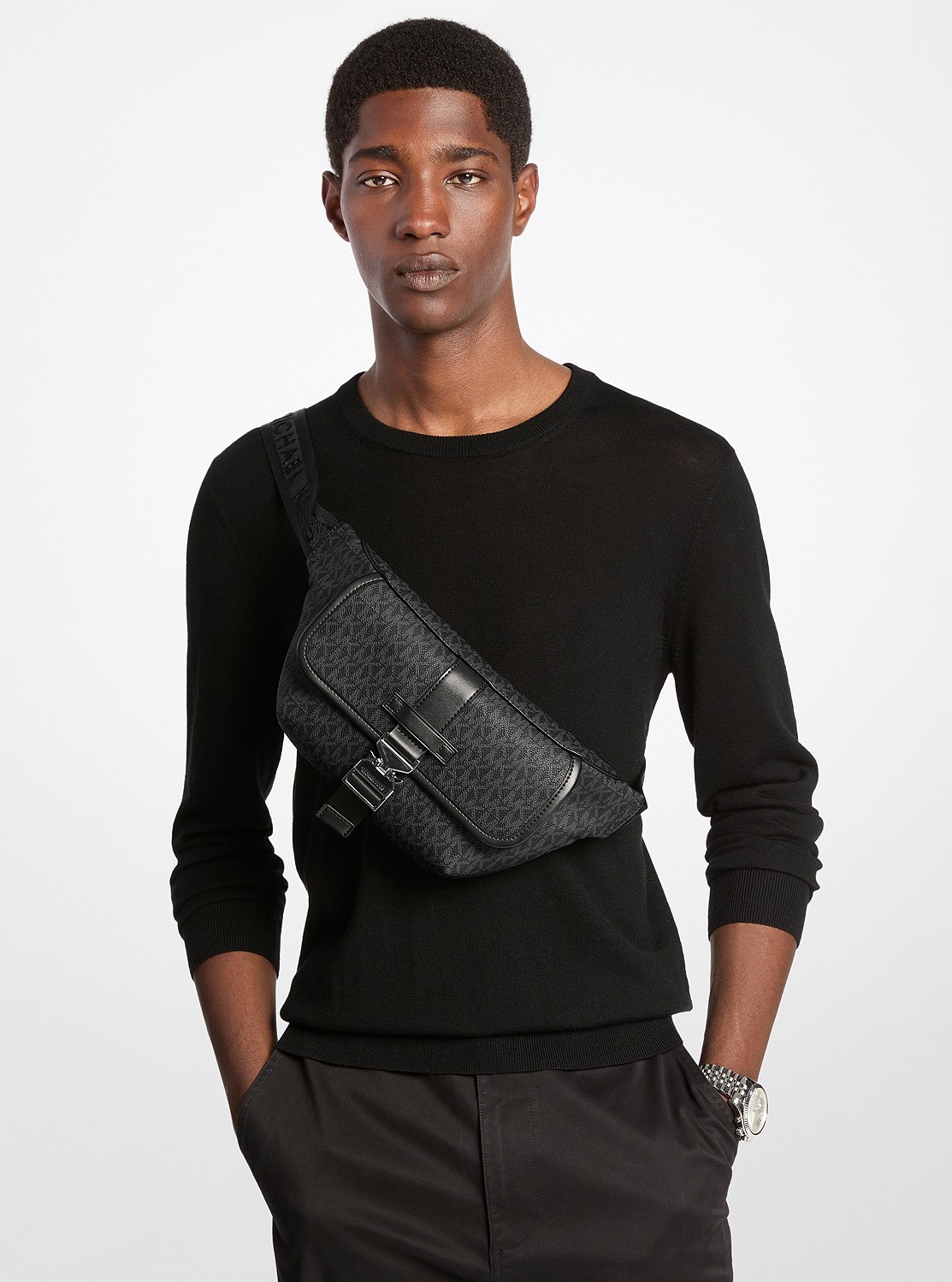 HUDSON スリングパック - MKシグネチャー | メッセンジャー・ショルダーバッグ