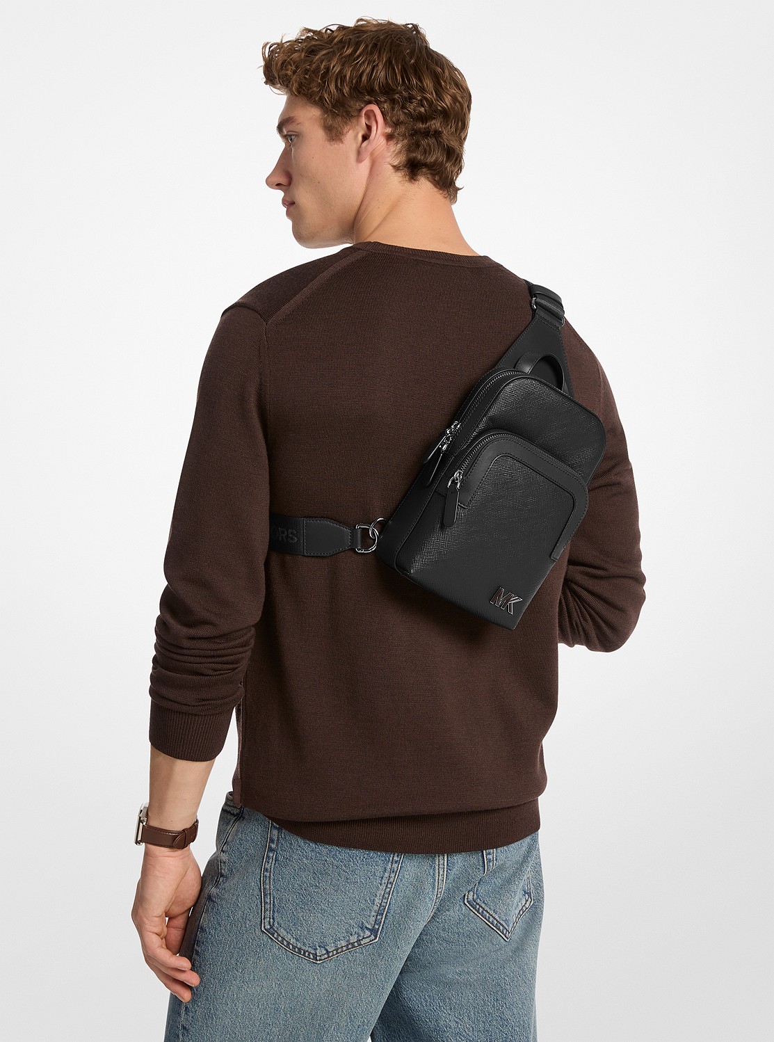 MICHAEL KORS ロゴパターン バックパック Jaycee Medium Embellished Signature Logo Backpack | Michael