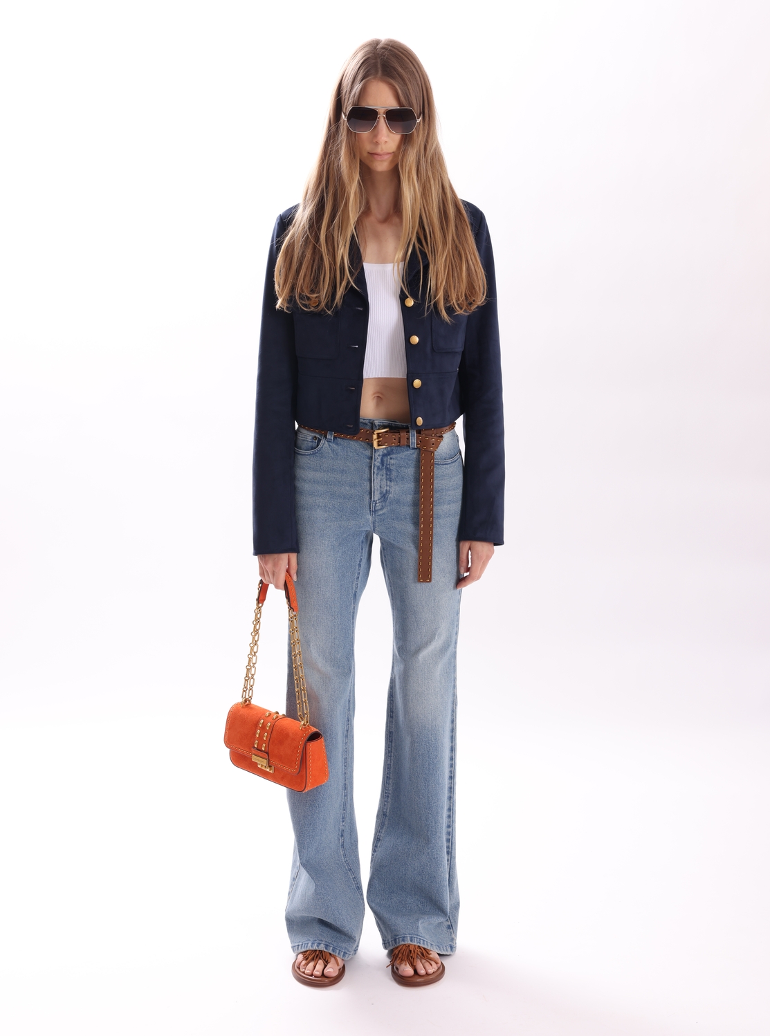 INDRA フリンジ スエード サンダル | サンダル