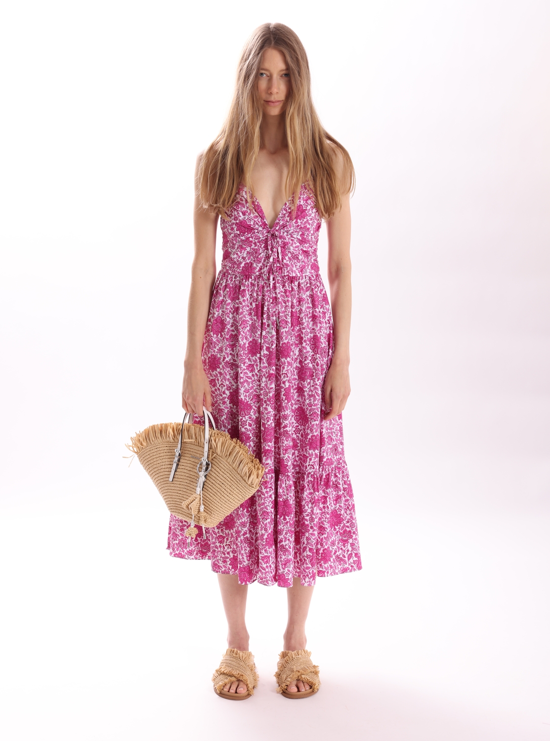 PEYTON フリンジ クロシェ サンダル | サンダル