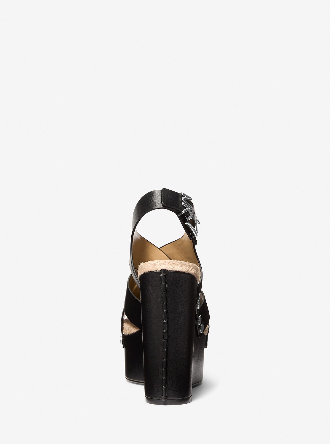 RAVEN スタッズ レザー ウェッジ サンダル | サンダル