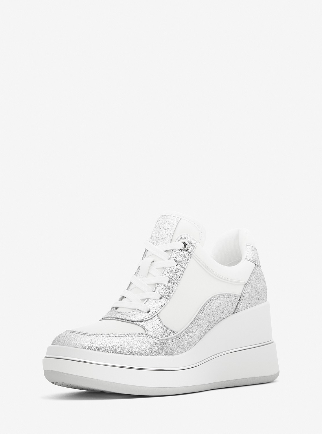 EMMY レザー&メタリック ウェッジスニーカー | スニーカー