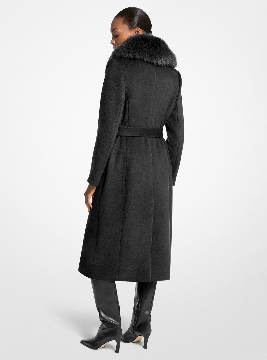 マイケルコース　コート　ブラック　ロングジャケット　MICHAEL KORS 4 2277c5471m421_1.jpg