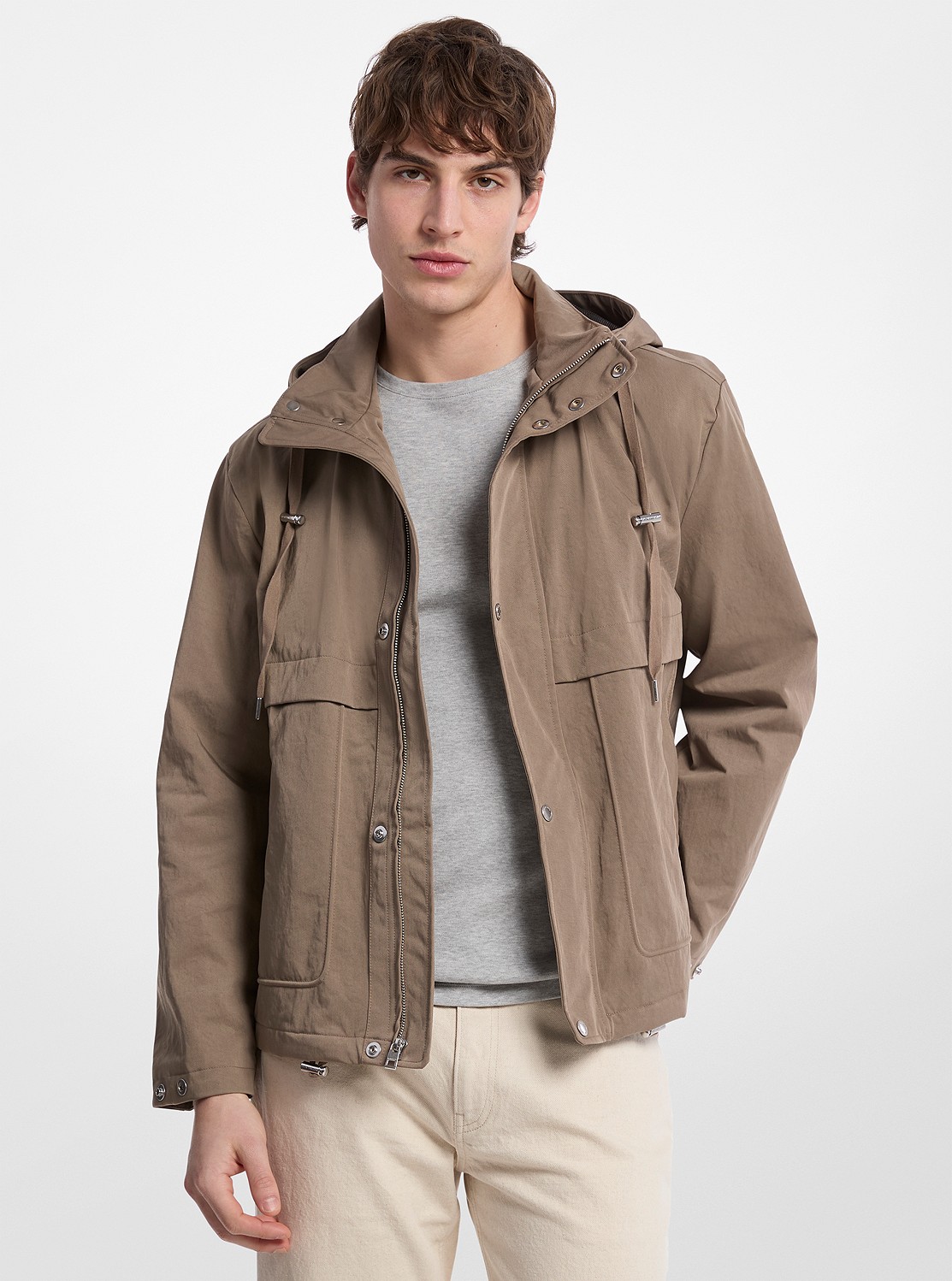 MICHAEL KORS 軽量ウィンドブレーカー L 公式アウトレット】MK ウインドブレーカー - ウェア|マイケル