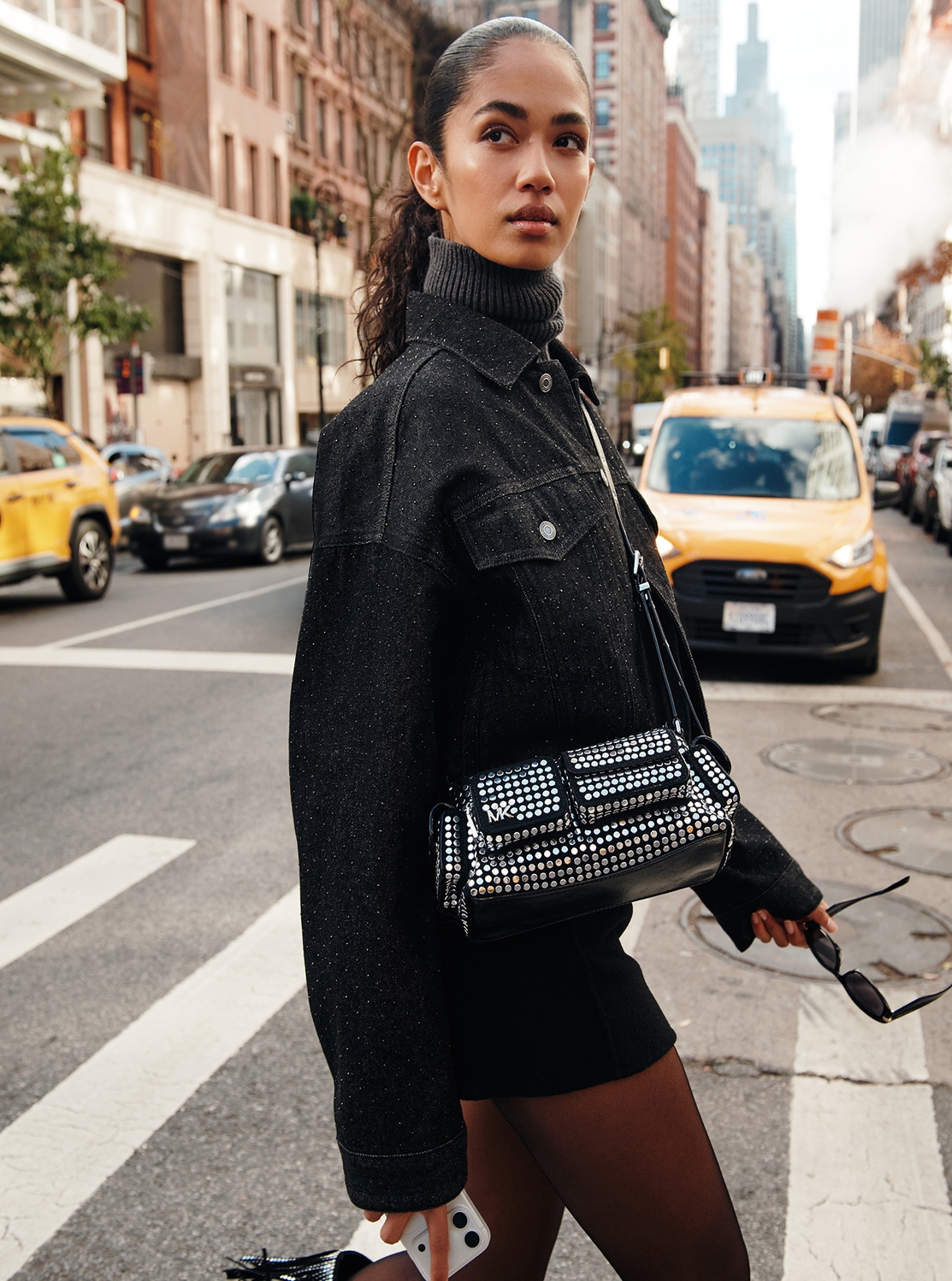 MICHAEL KORS MKロゴ デニムジャケット 金ボタン マイケルコース 1723007572234.jpg