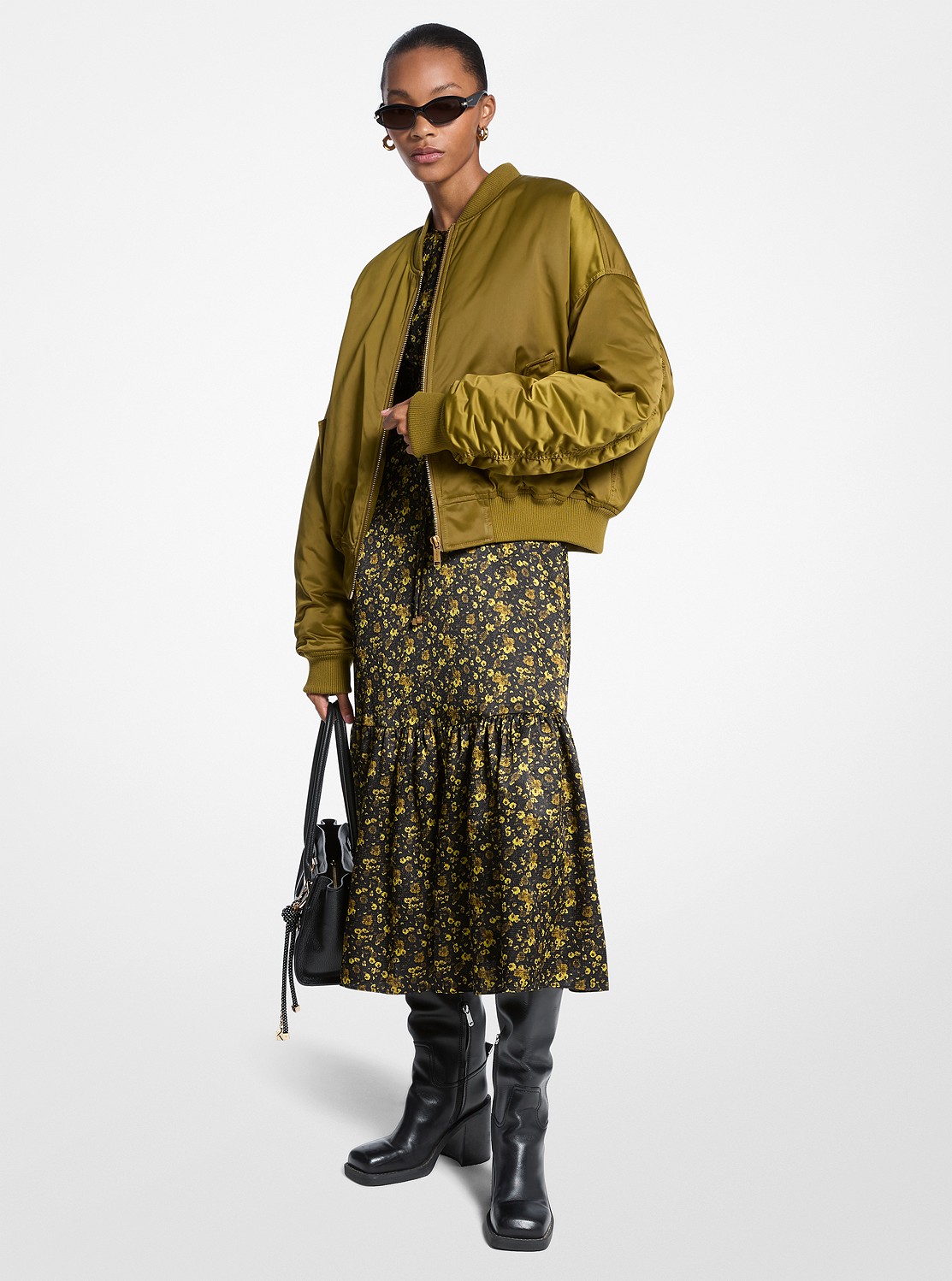 サテンシーレ ボンバージャケット | アウター・ジャケット・ダウン