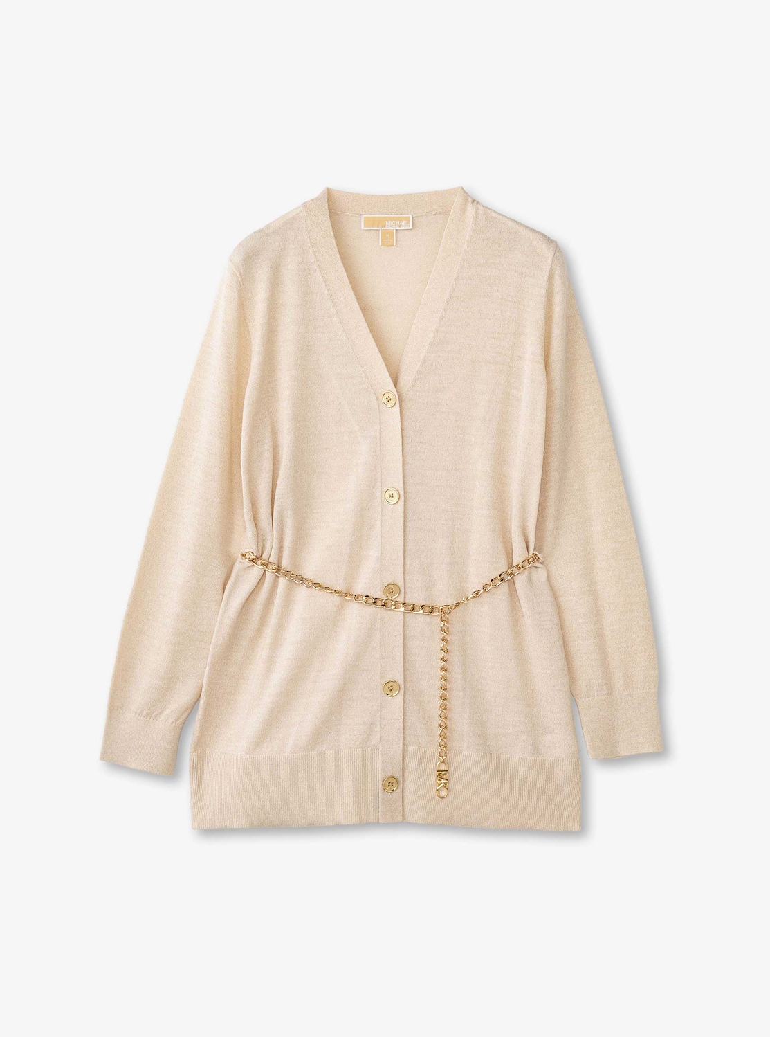 マイケルコース　MICHAEL KORS カーディガン　ブラック MICHAEL KORS マイケルコース スパンコール ニット カーディガン sizeS