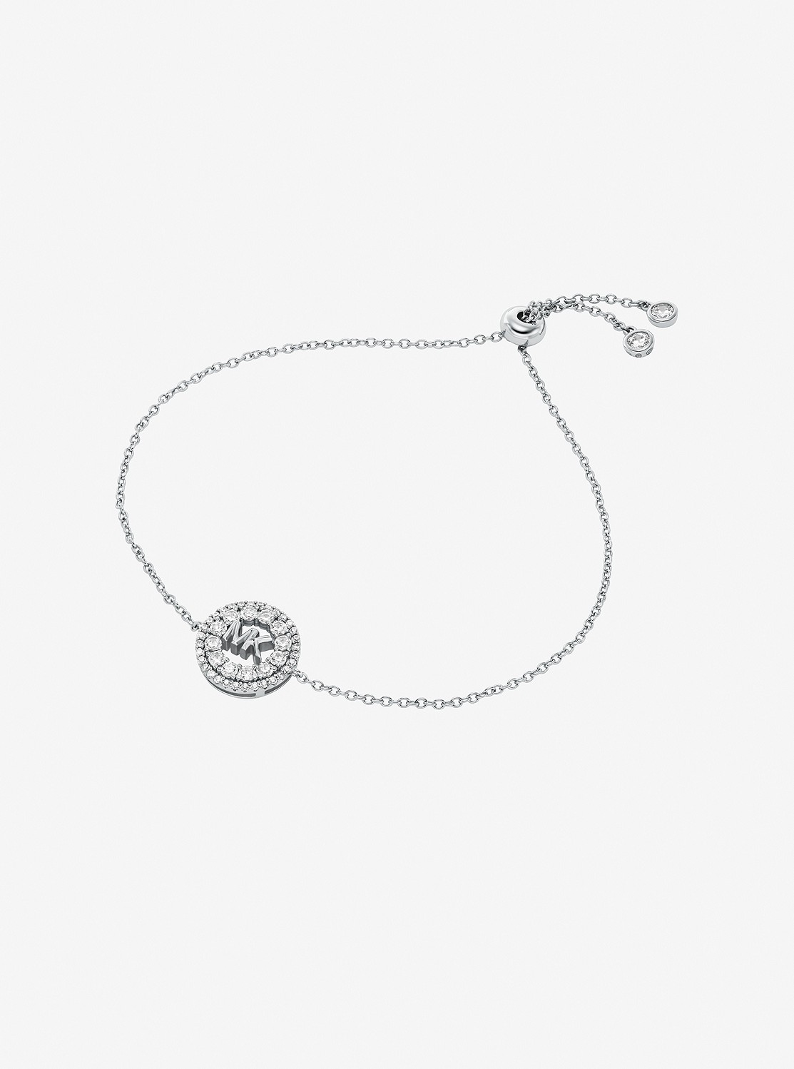 FULTON プレシャスメタル プレーティング パヴェ ロゴ スライダー ブレスレット | ブレスレット