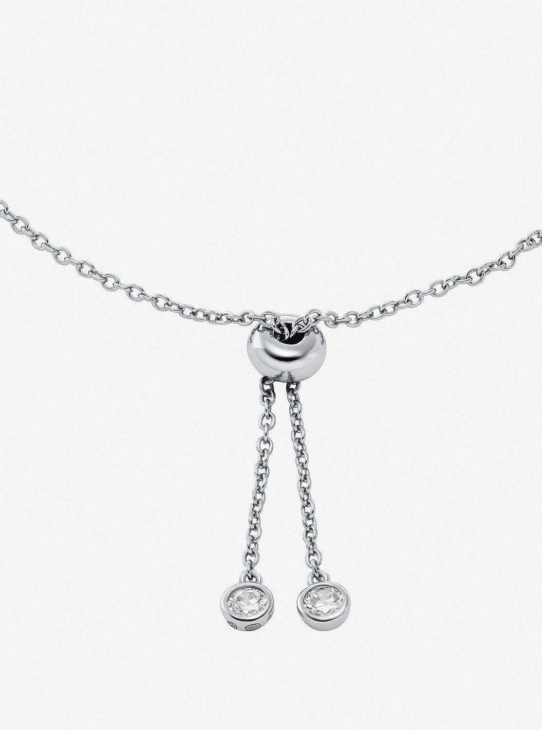 FULTON プレシャスメタル プレーティング パヴェ ロゴ スライダー ブレスレット | ブレスレット