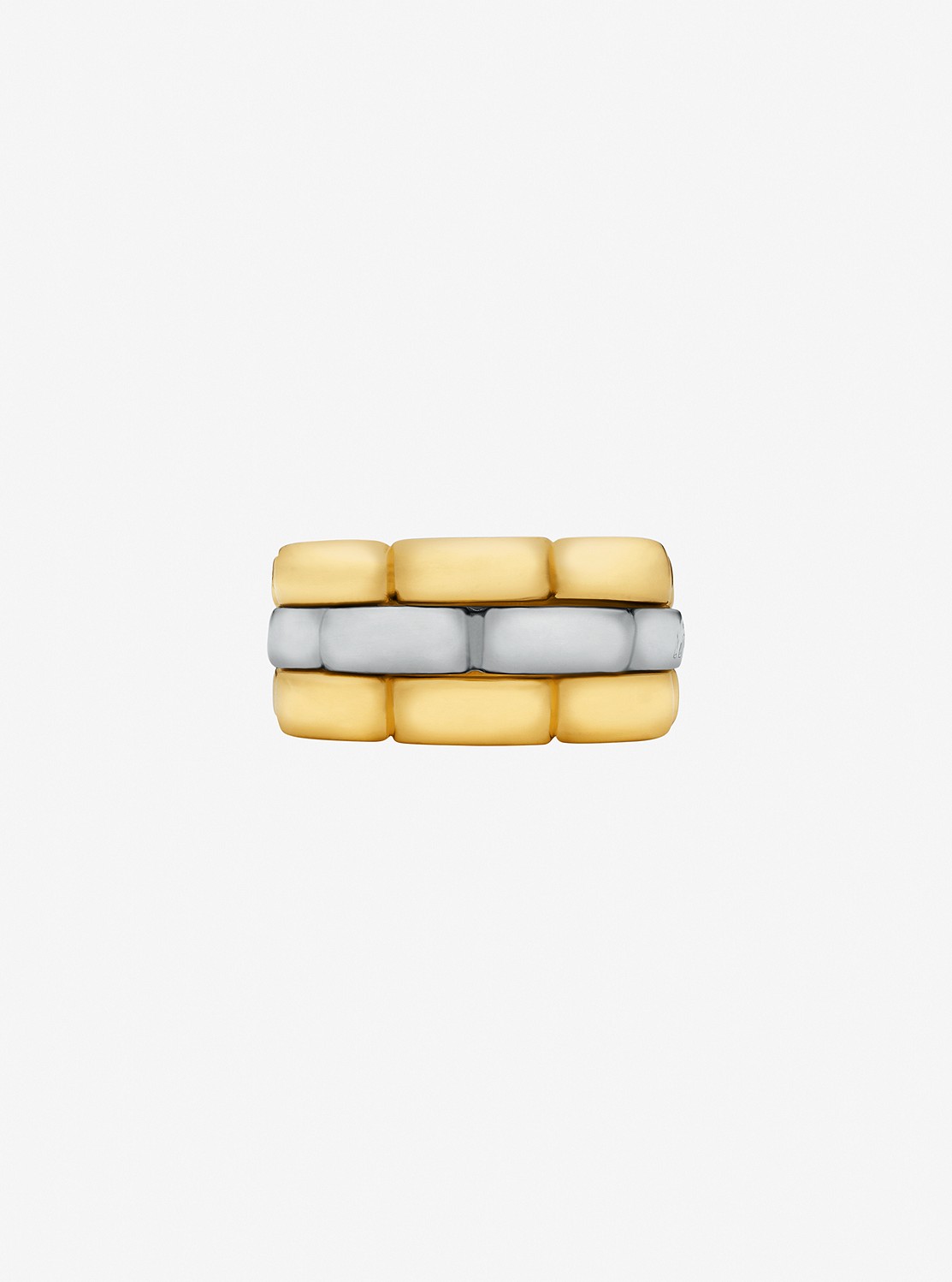 MK STATEMENT LINK ツートーン 3 リンク リング | リング
