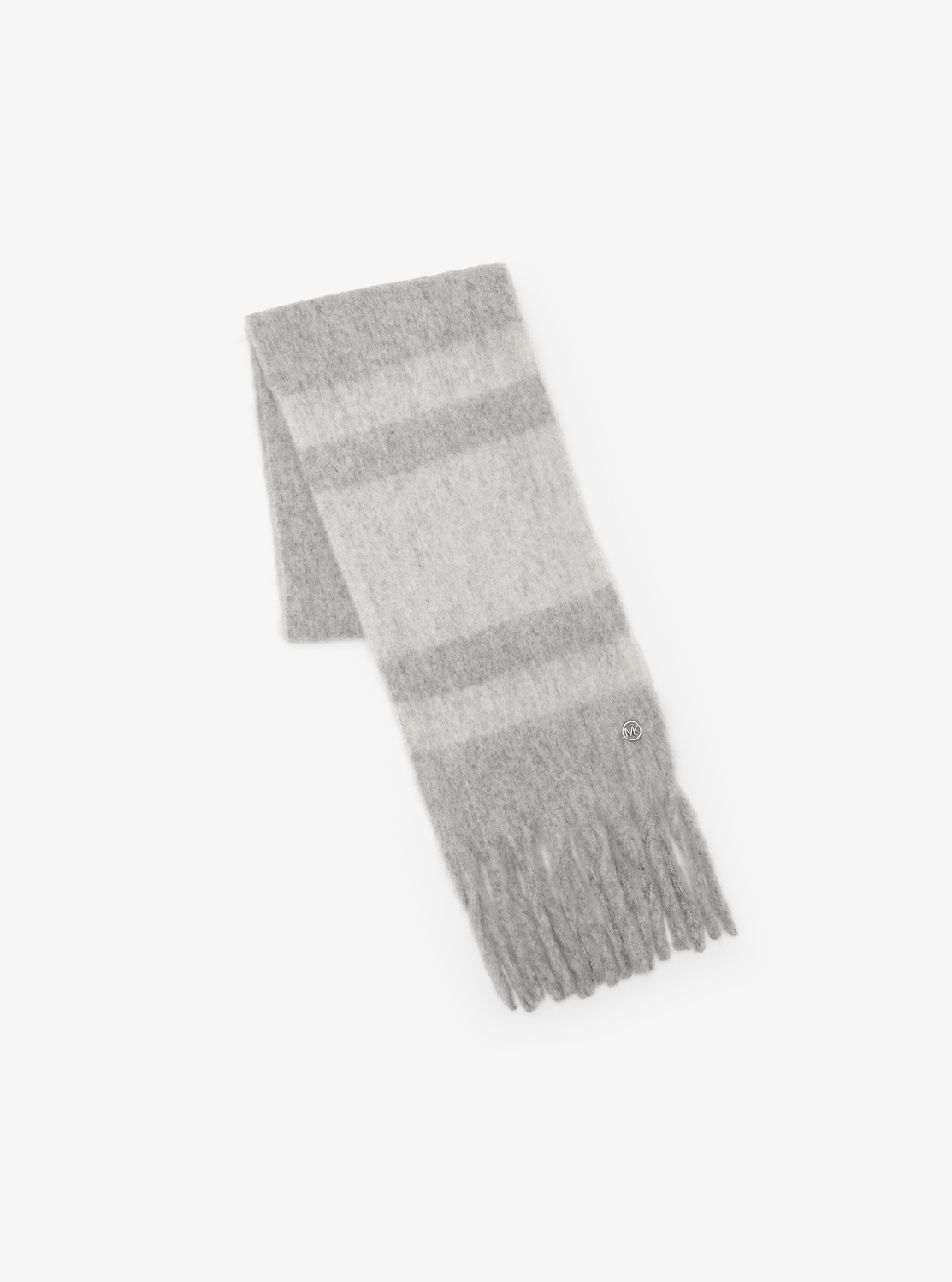 MICHAEL KORS フリンジ付きマフラー MICHAEL KORS ブラック マフラー フリンジ - メルカリ