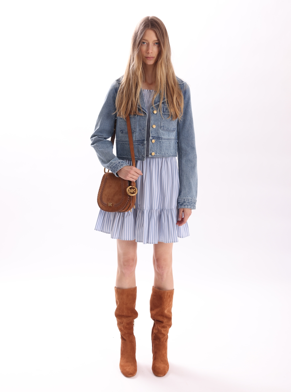 クロップ デニム ジャケット | アウター・ジャケット・ダウン